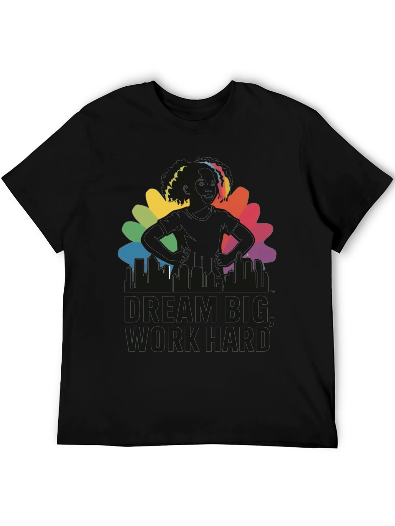 Dream Big Graphic Tee - Black