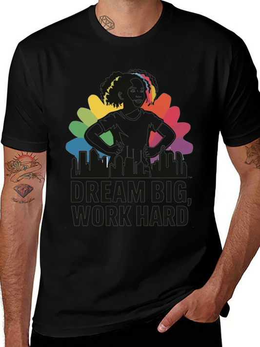Dream Big Graphic Tee - Black