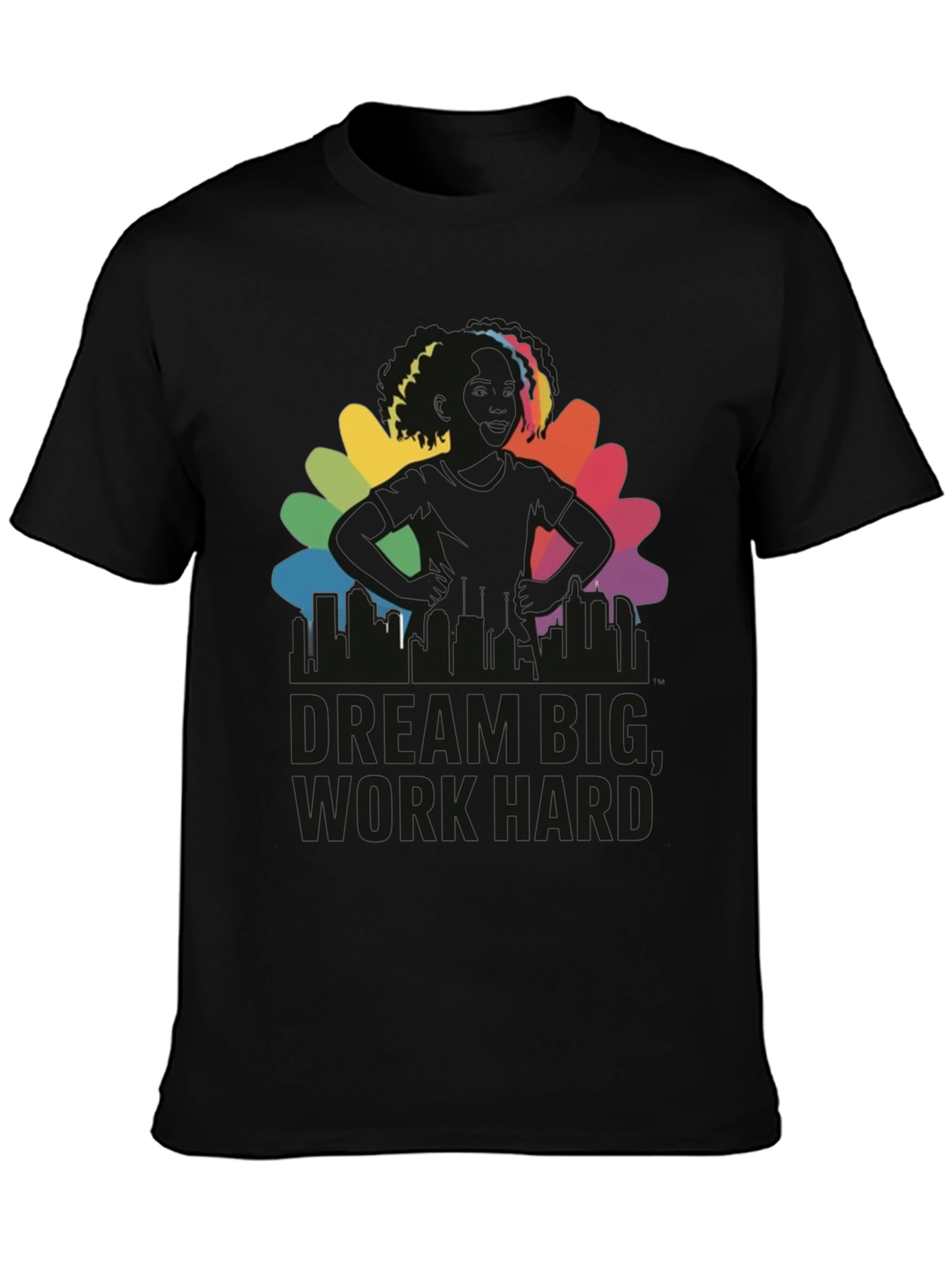 Dream Big Graphic Tee - Black