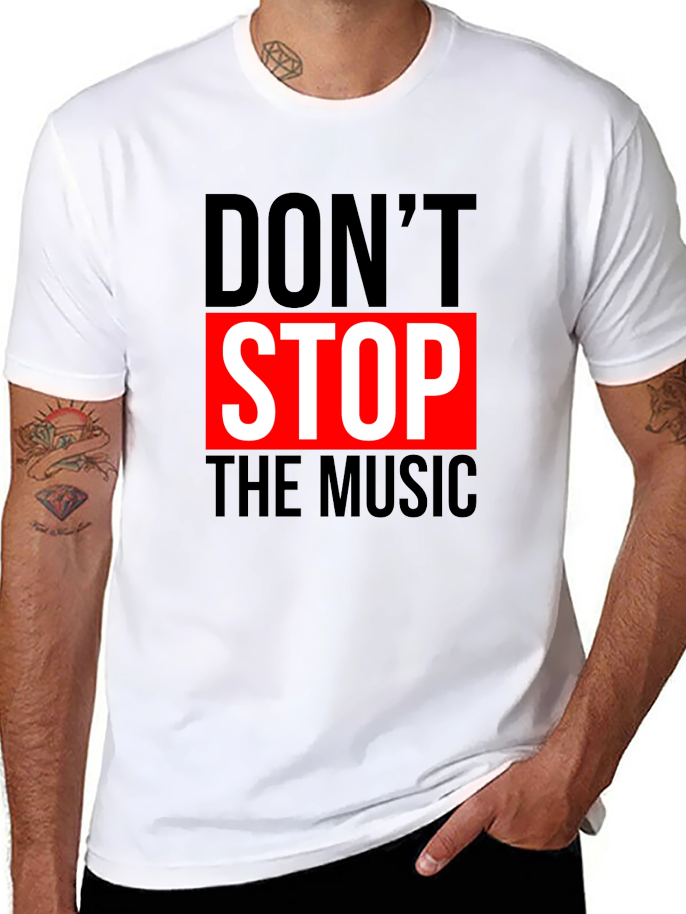 Dont Stop the Music Graphic T-Shirt