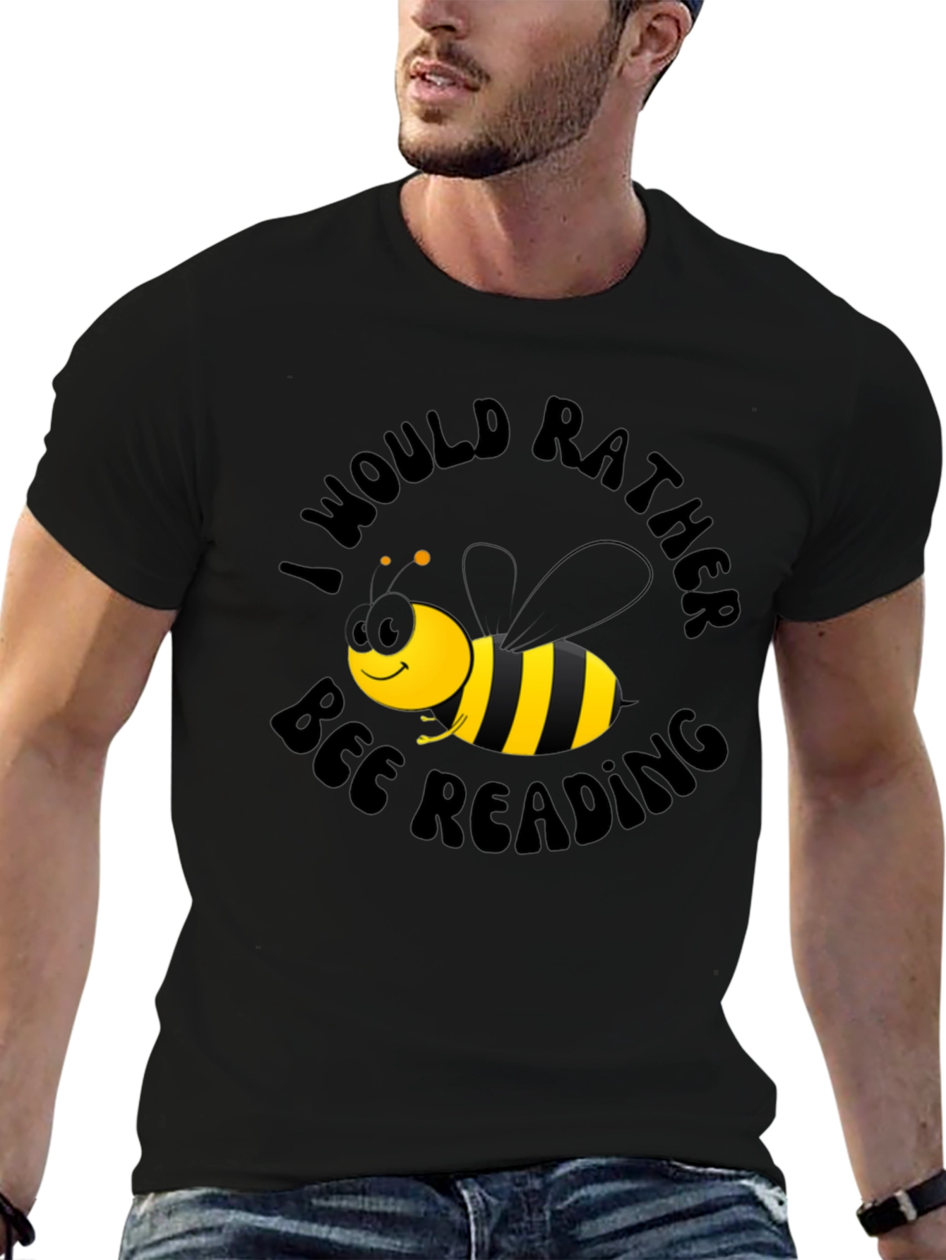 Bee Reading T-Shirt - Unisex Graphic Tee