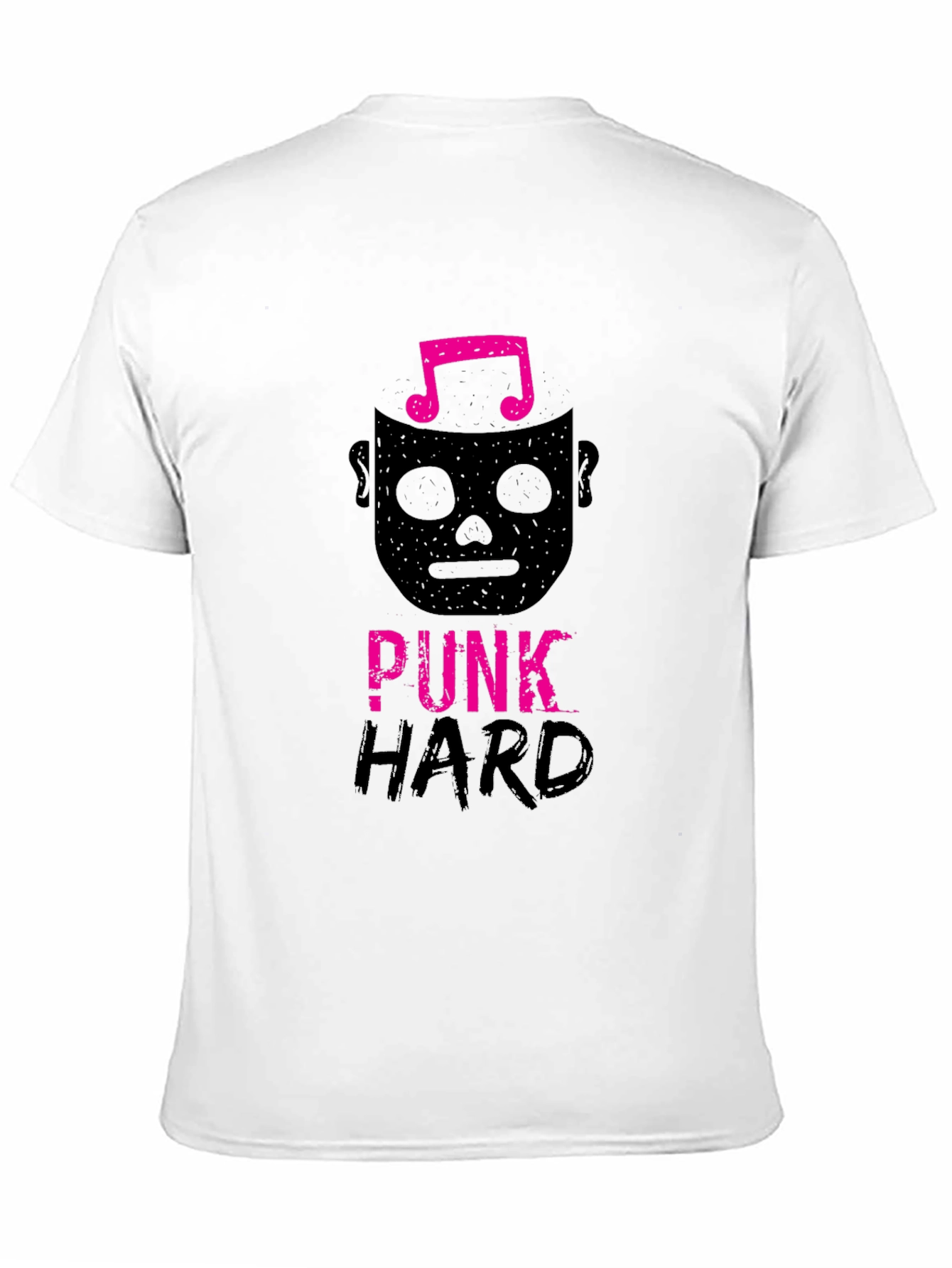 Punk Hard Graphic Tee - Black