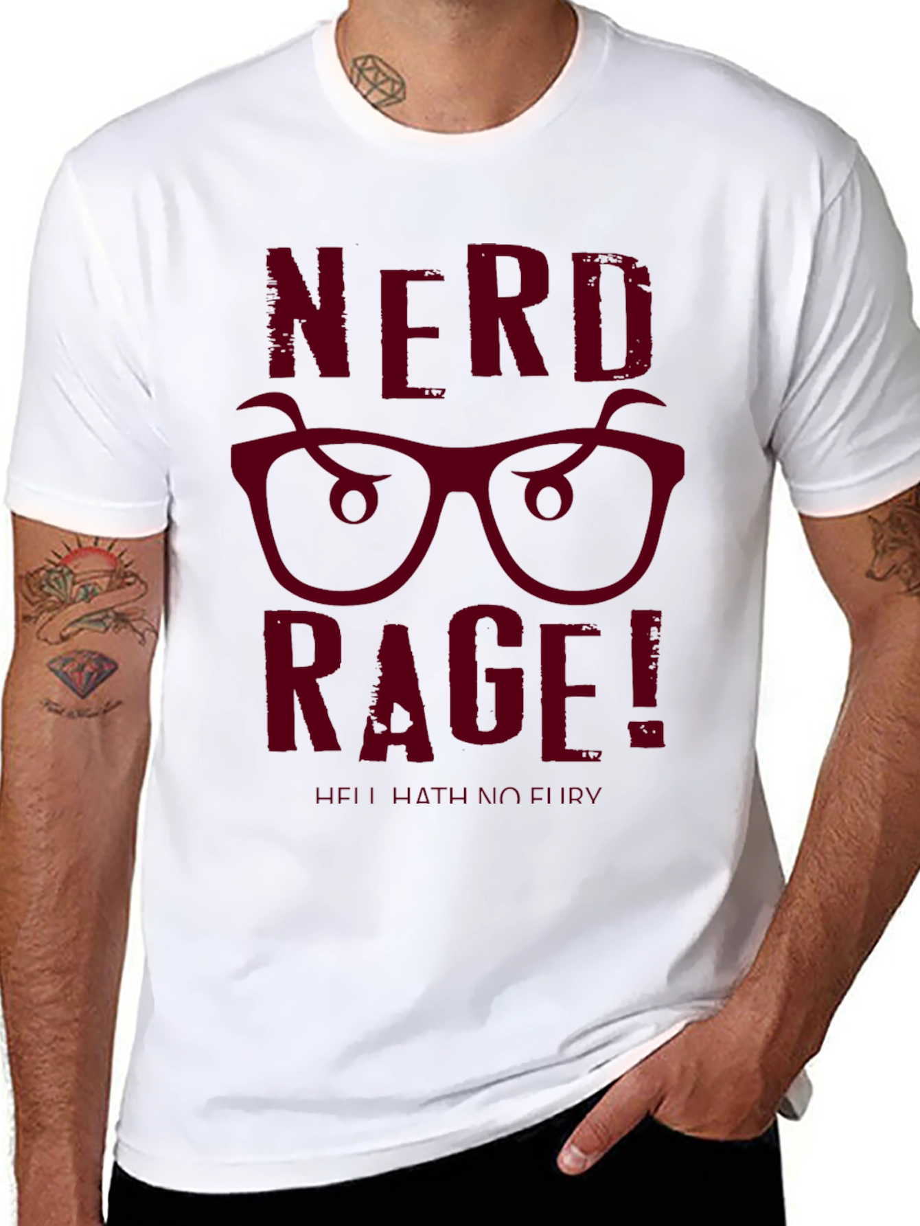 Nerd Rage T-Shirt - Geek Style Cotton Tee