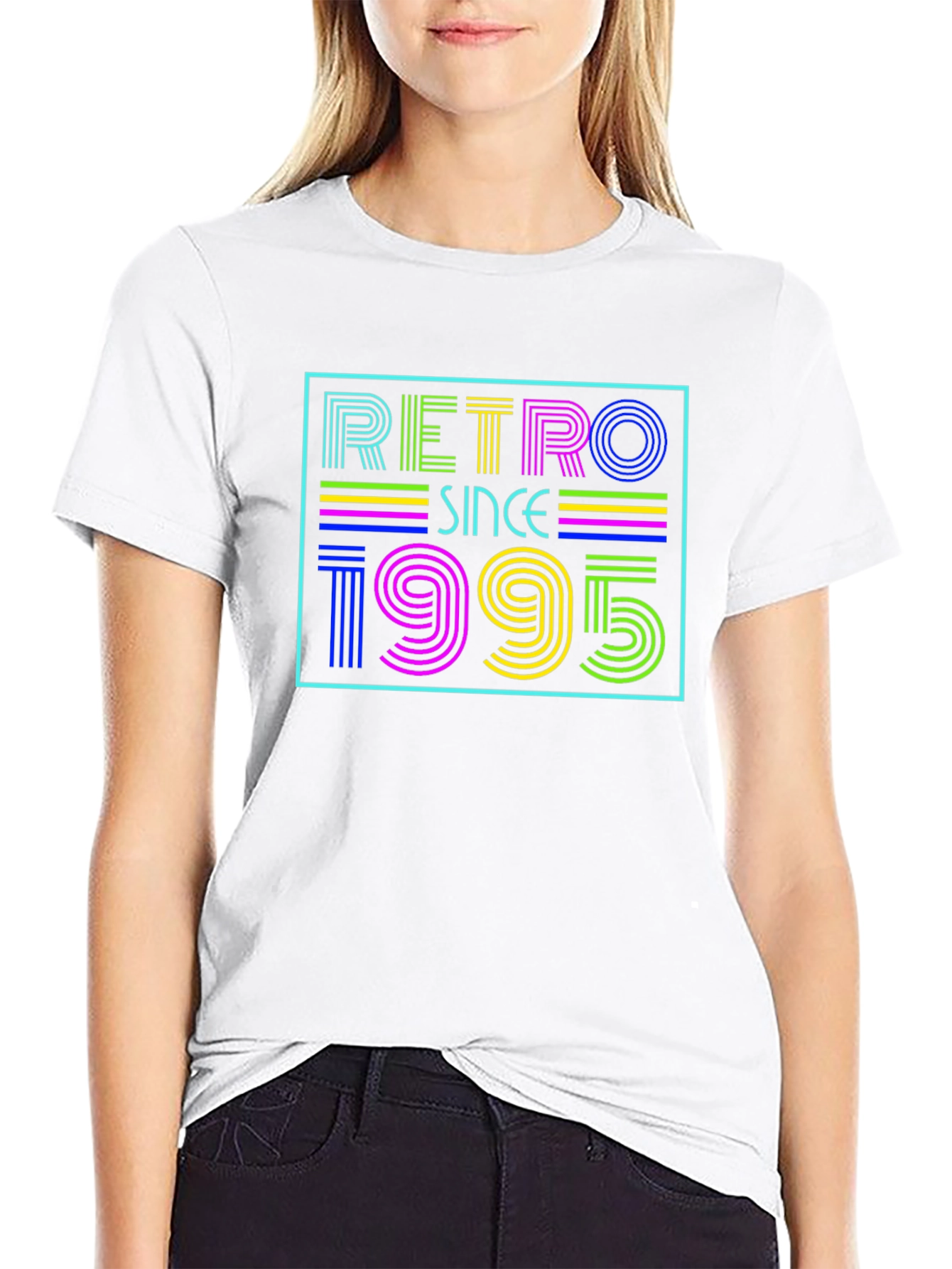 Retro Since 1995 Black Graphic Tee