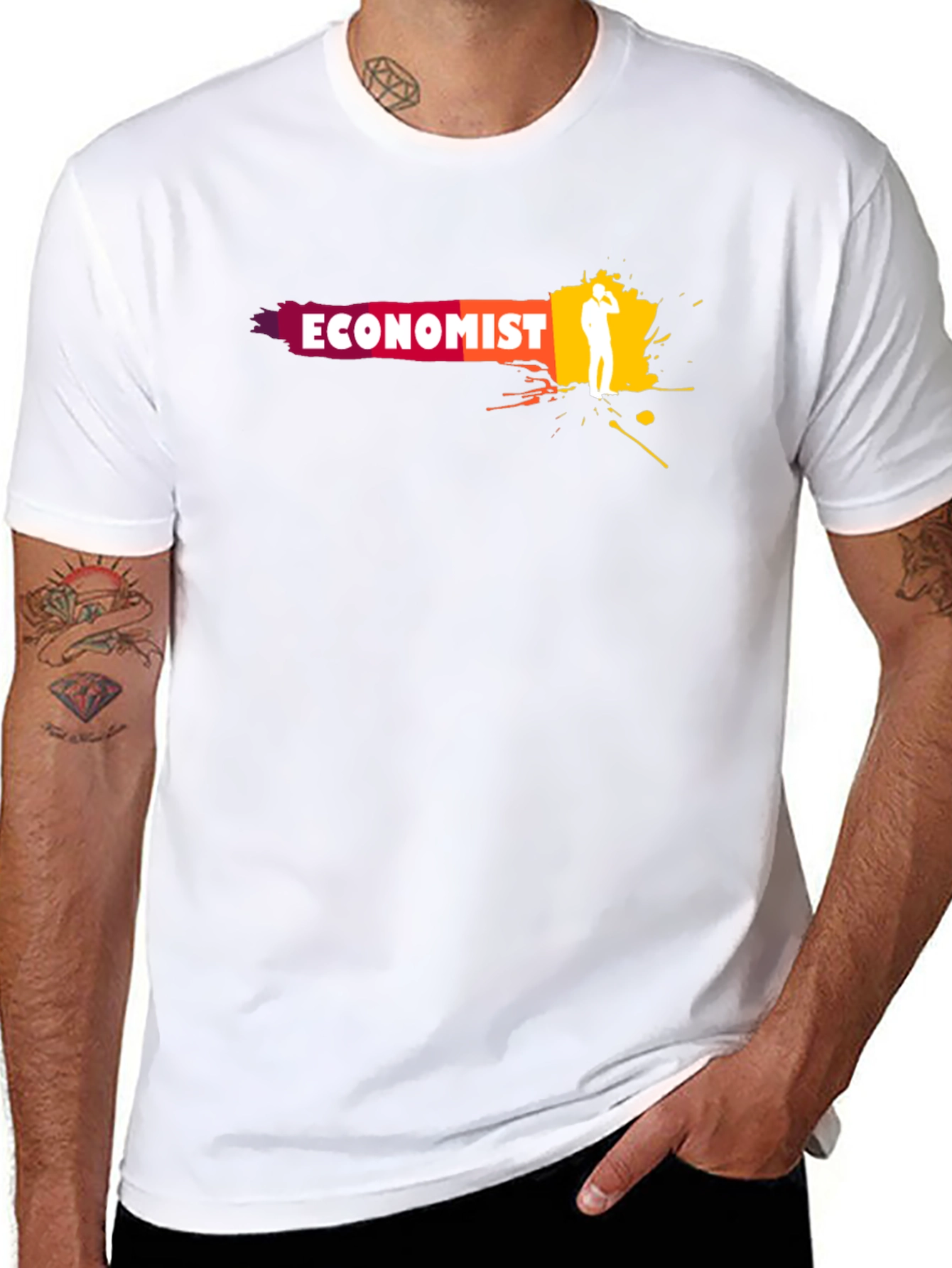 Economist T-Shirt - Black Unique Design
