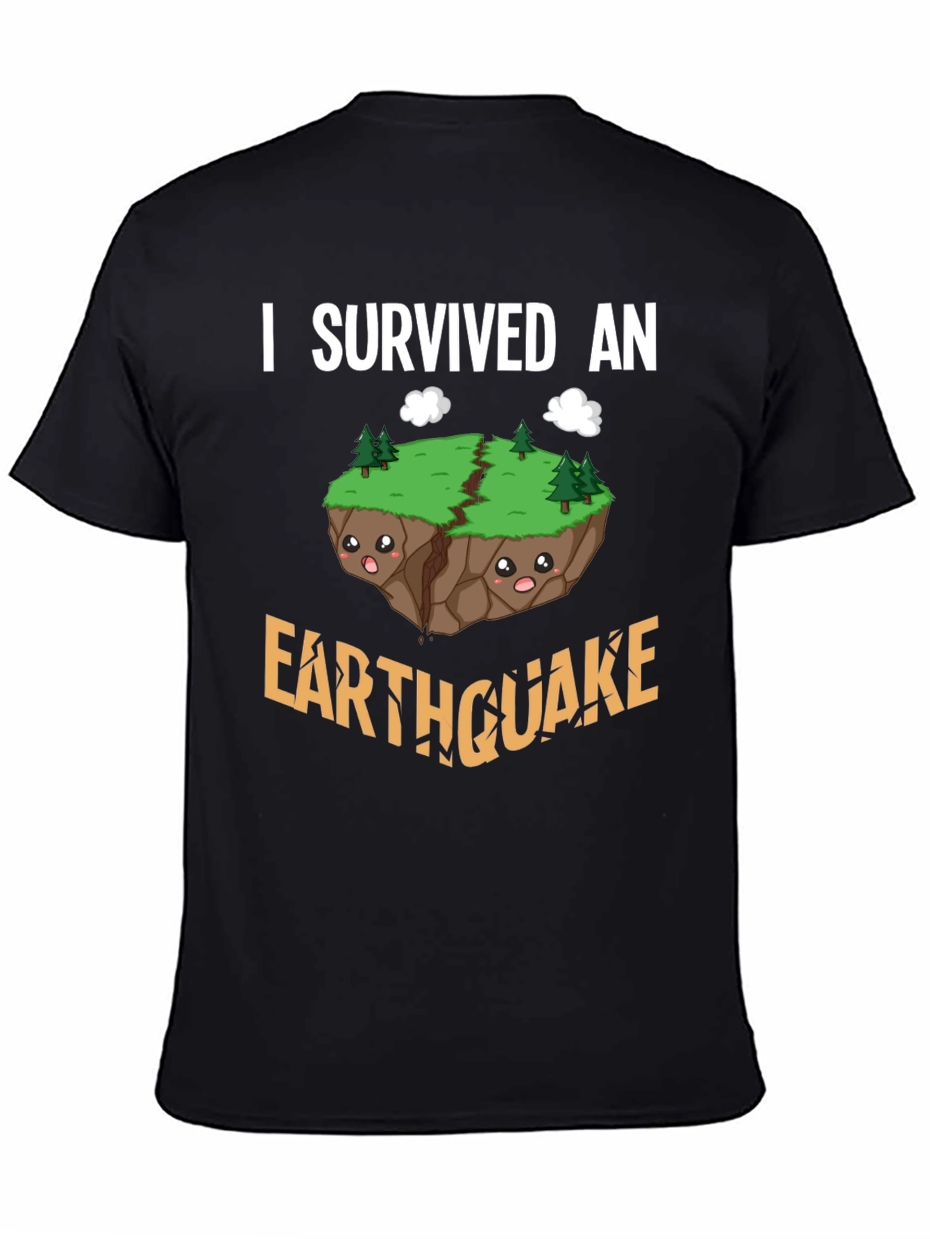I Survived an Earthquake T-Shirt Novelty