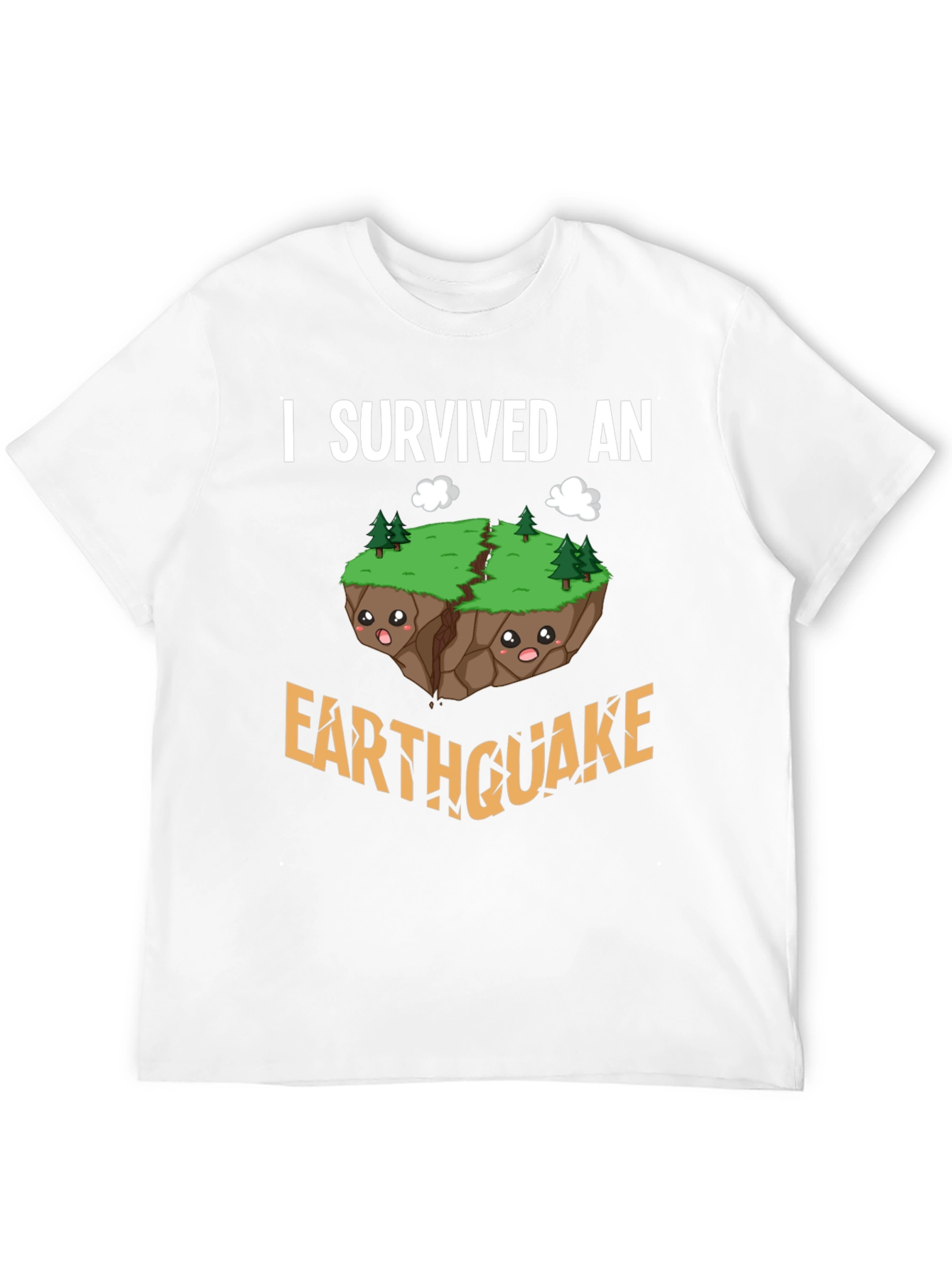 I Survived an Earthquake T-Shirt Novelty