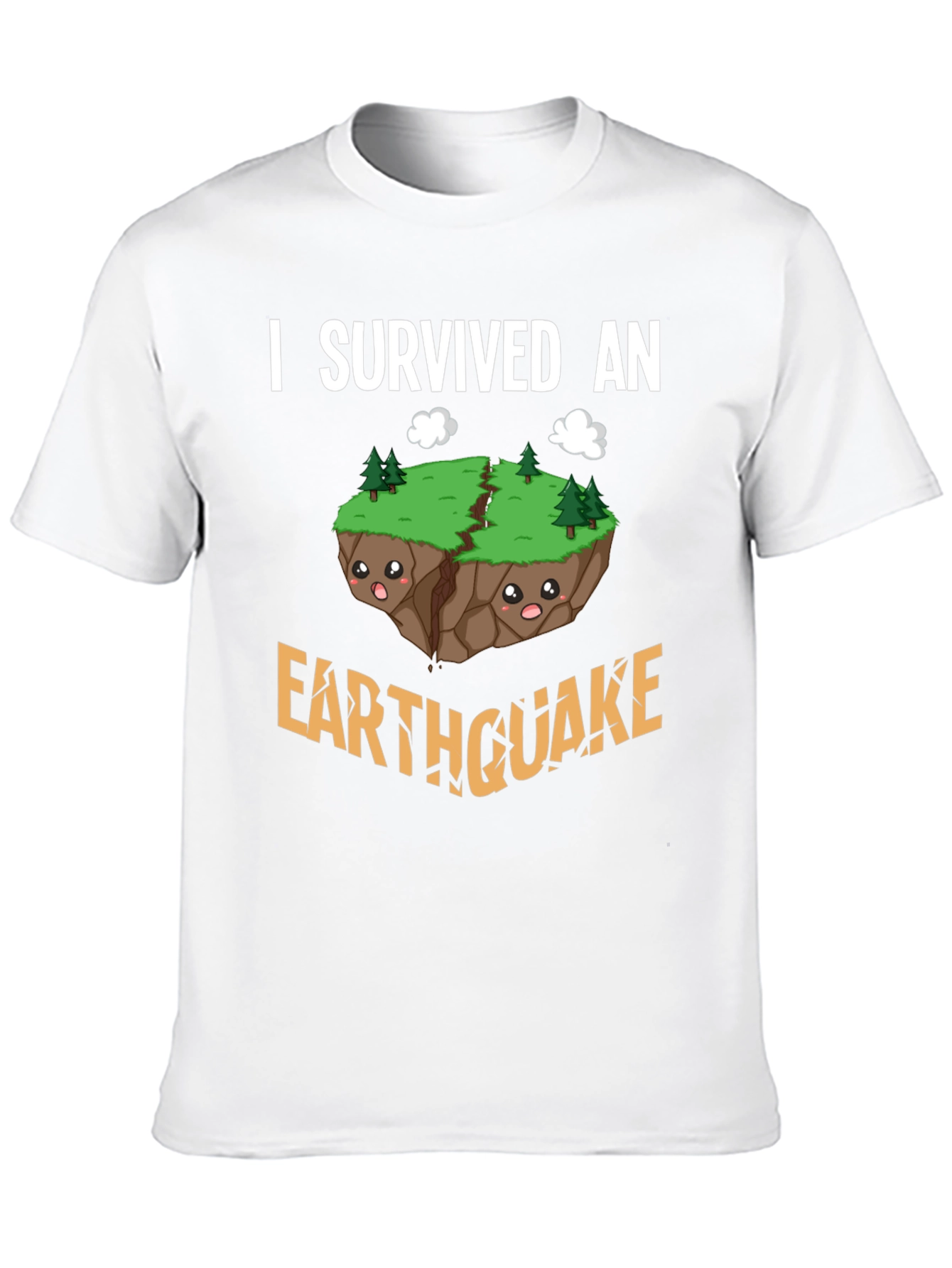 I Survived an Earthquake T-Shirt Novelty