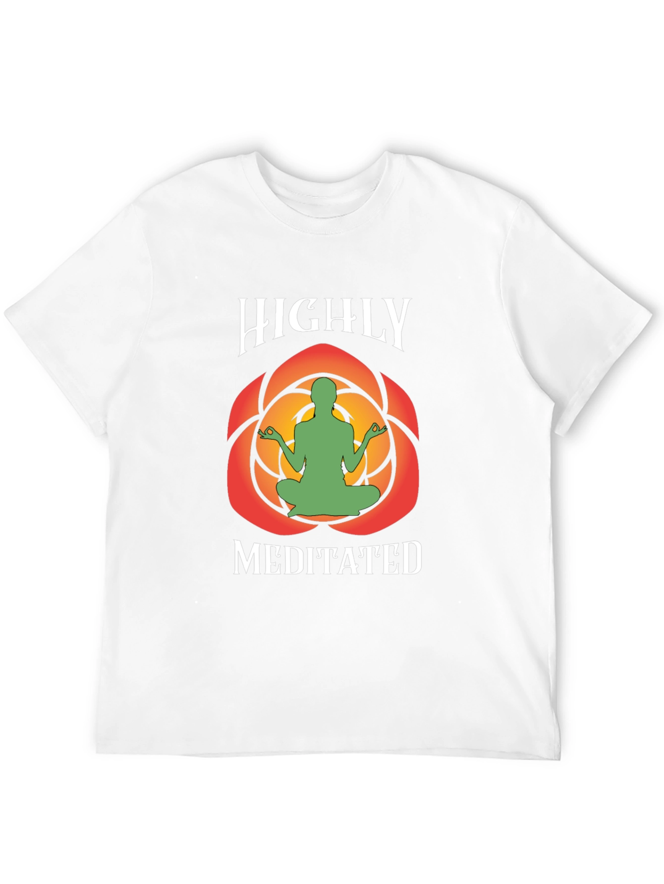 Highly Meditated Black Graphic Tee