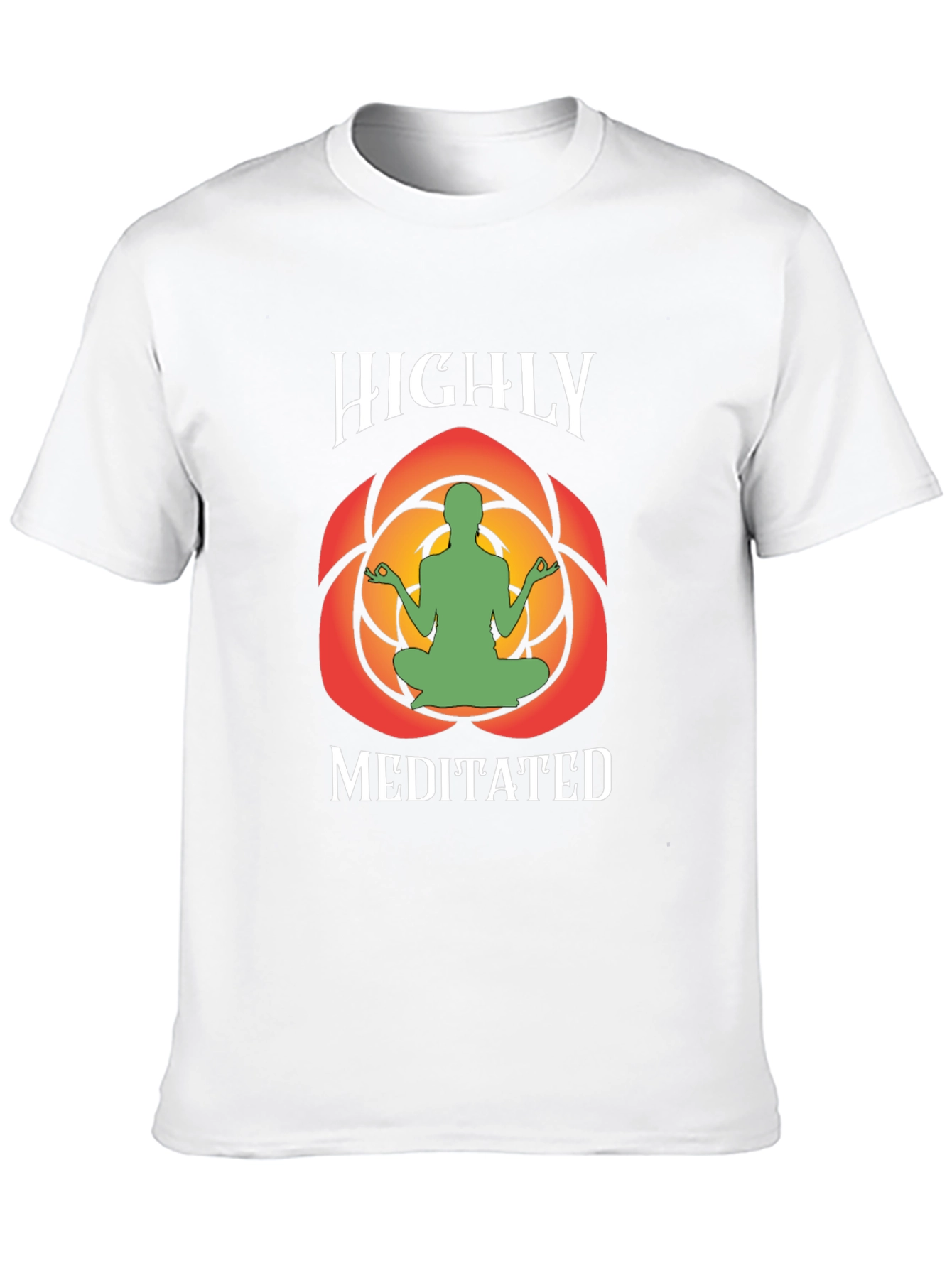 Highly Meditated Black Graphic Tee