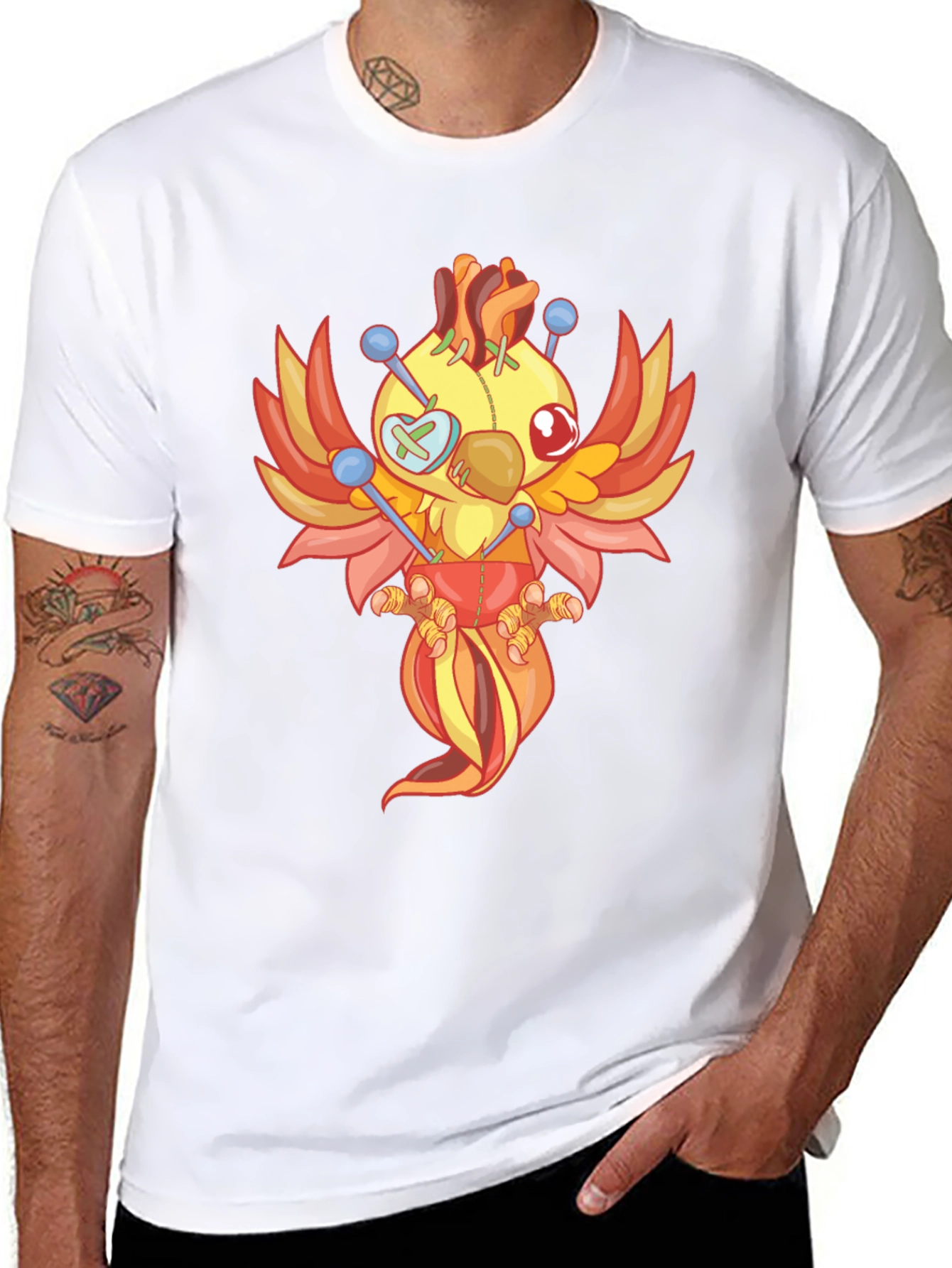 Voodoo Phoenix Graphic Tee - Black