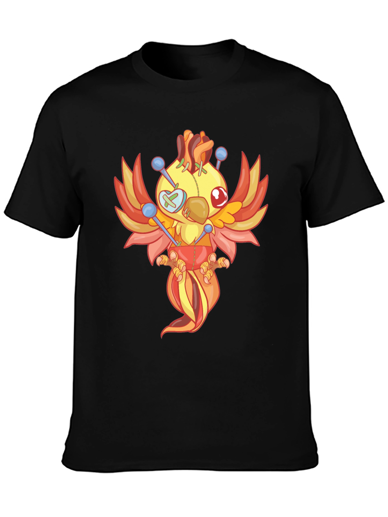 Voodoo Phoenix Graphic Tee - Black