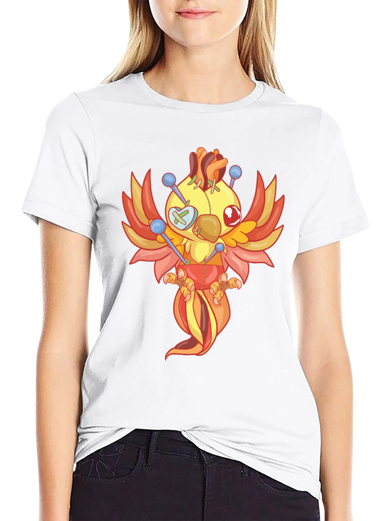 Voodoo Phoenix Graphic Tee - Black