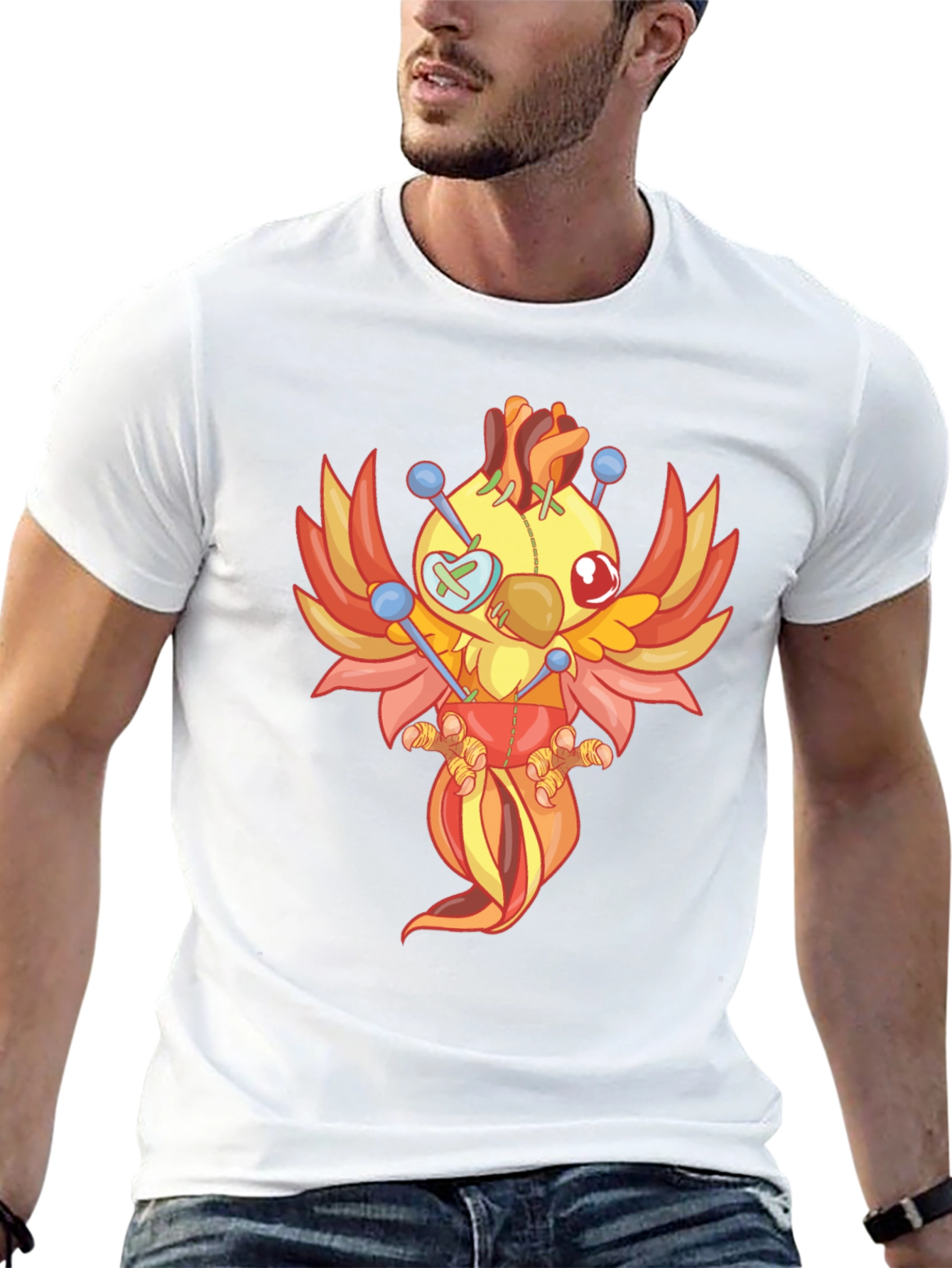 Voodoo Phoenix Graphic Tee - Black