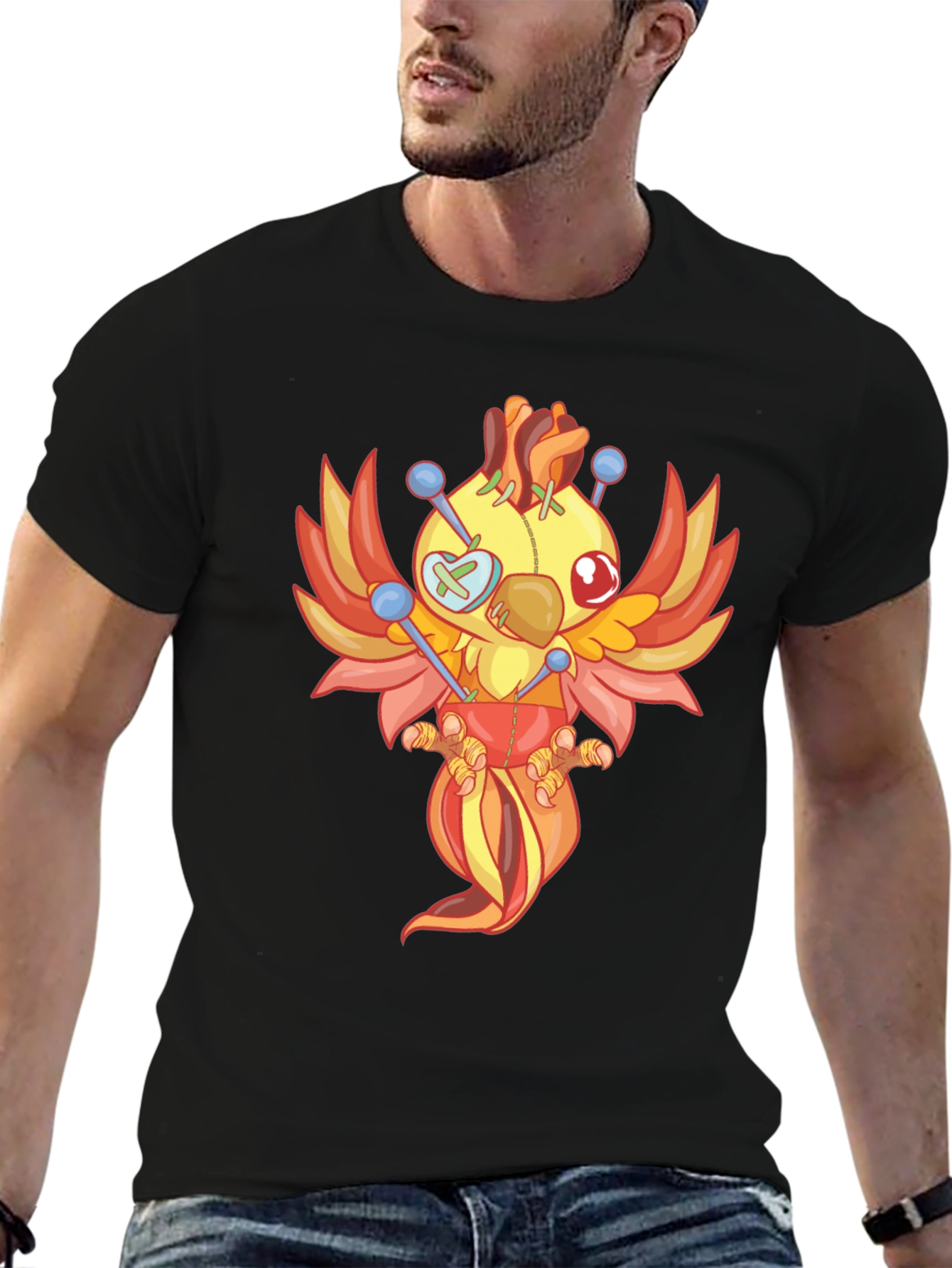Voodoo Phoenix Graphic Tee - Black