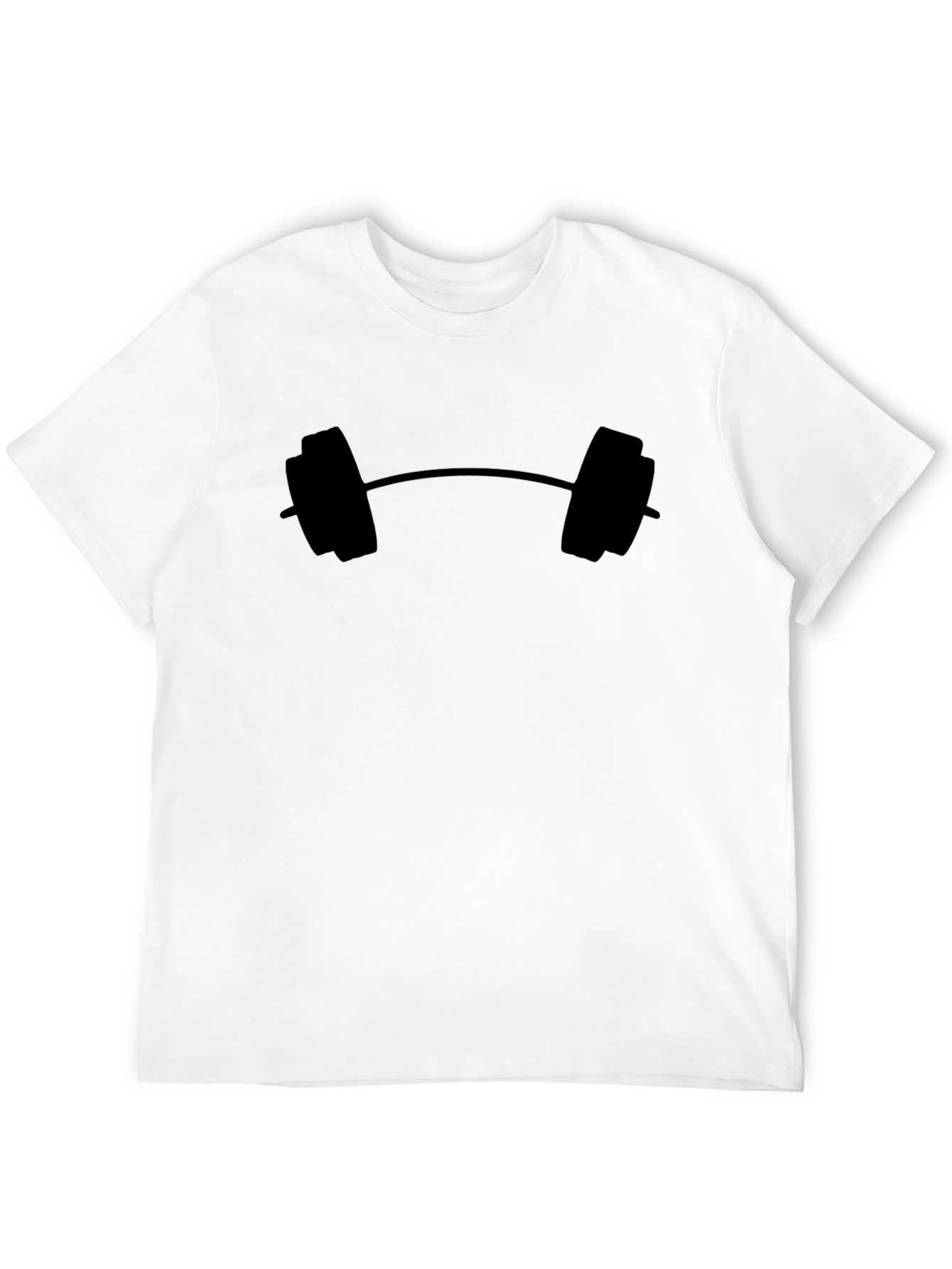 Barbell Graphic Black T-Shirt - Gym & Fitness Apparel