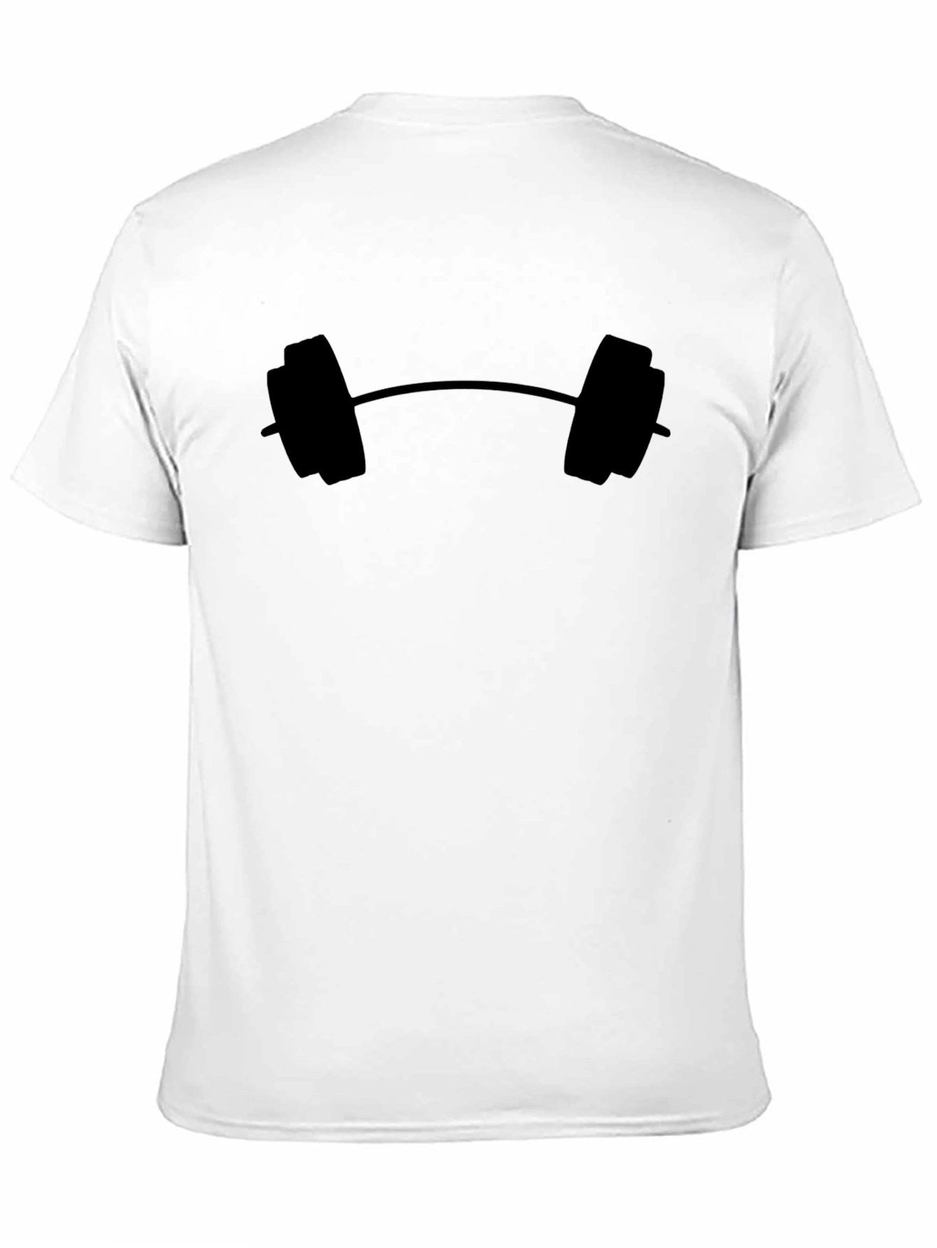 Barbell Graphic Black T-Shirt - Gym & Fitness Apparel