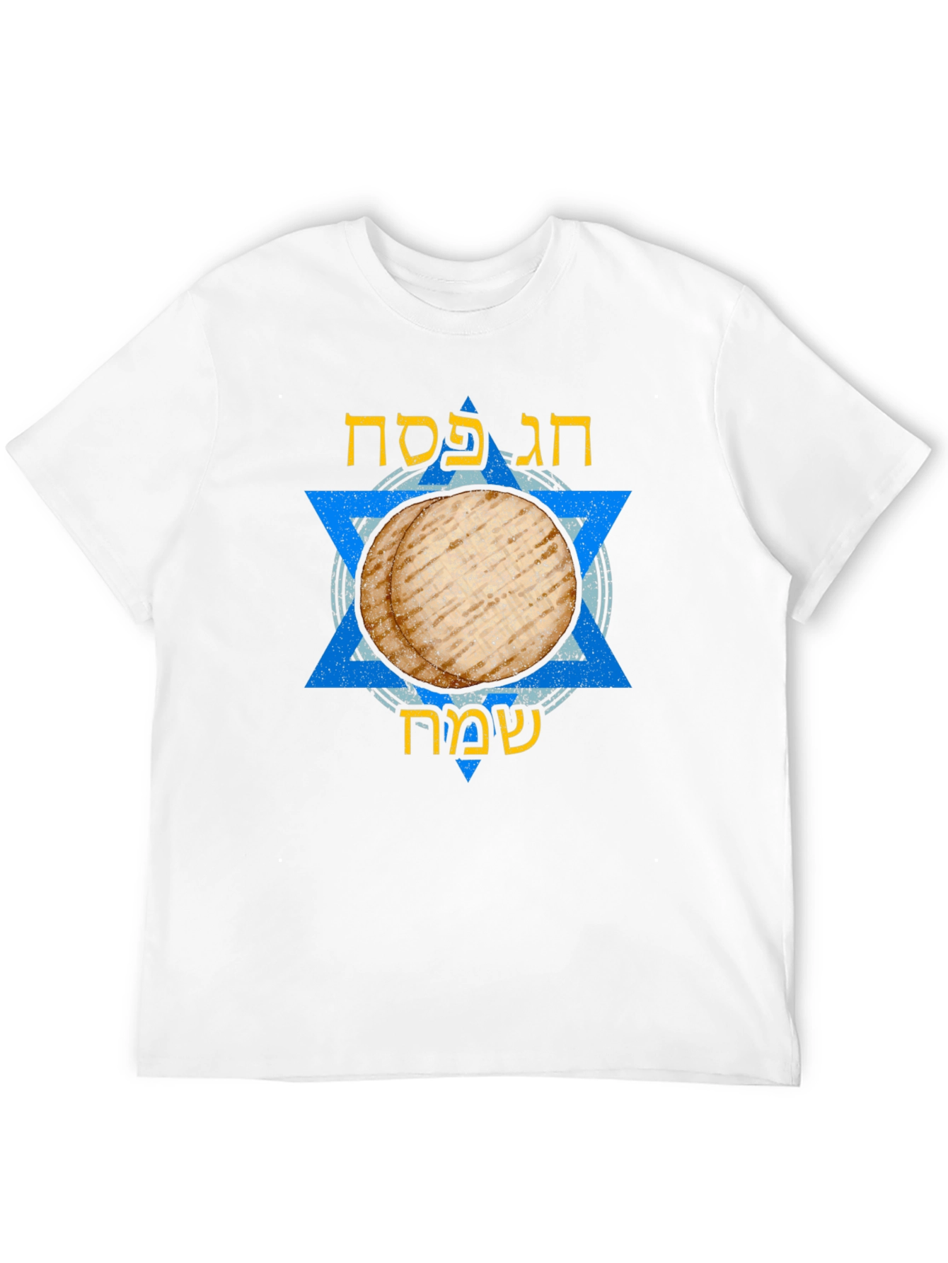 Passover Matzah Star of David Mens T-shirt