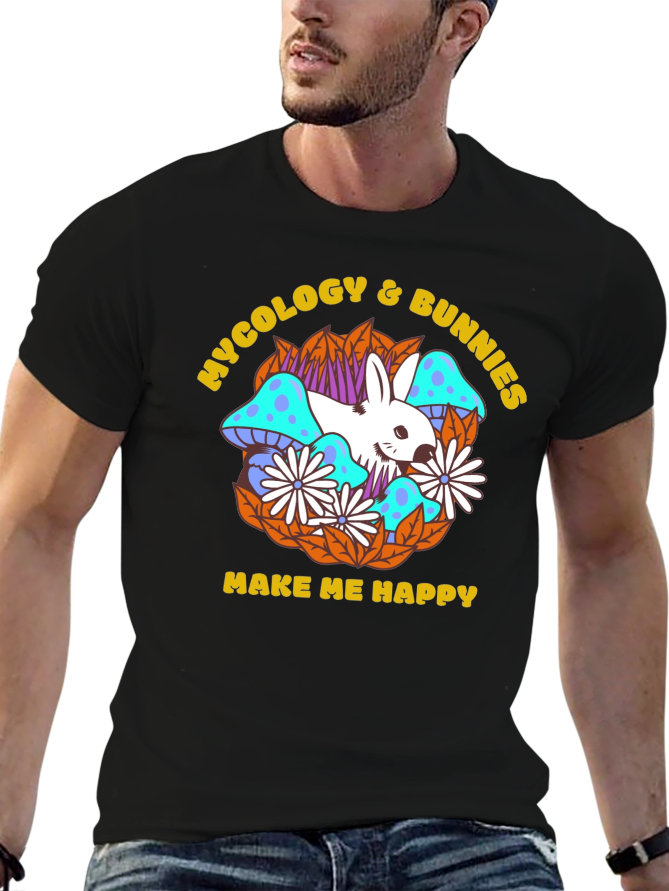 Mycology & Bunnies Graphic Tee