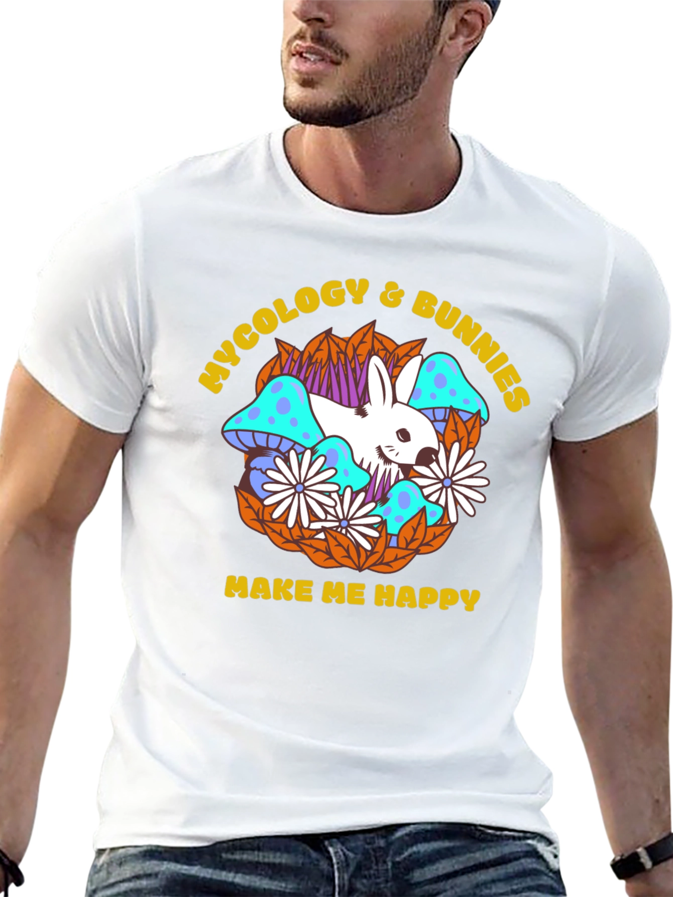 Mycology & Bunnies Graphic Tee