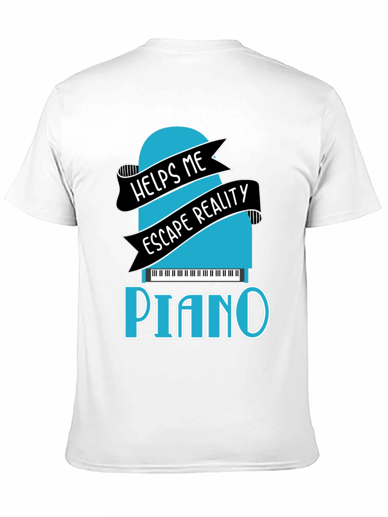 Piano Escape Reality Graphic T-Shirt