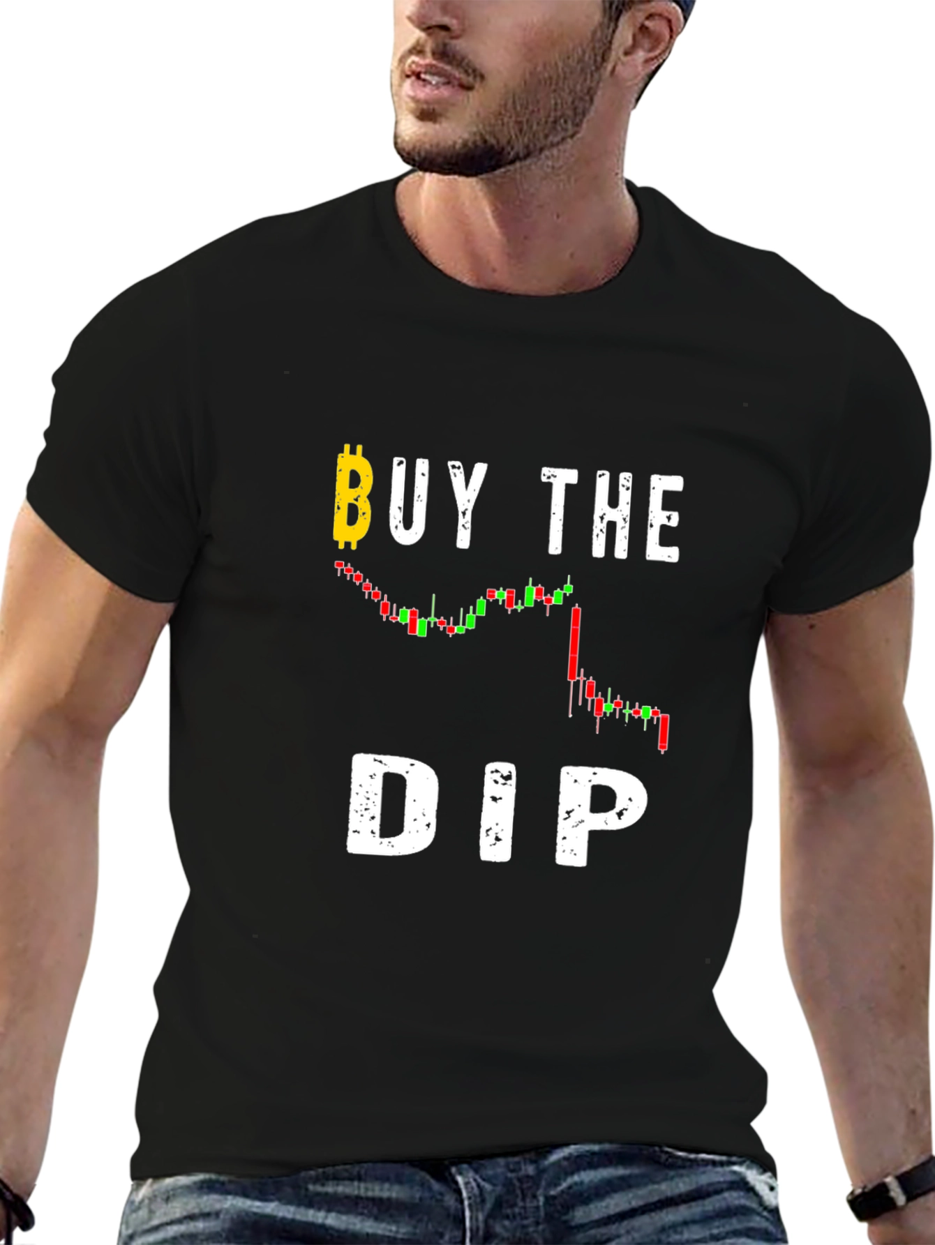 Buy The Dip Bitcoin Chart T-Shirt