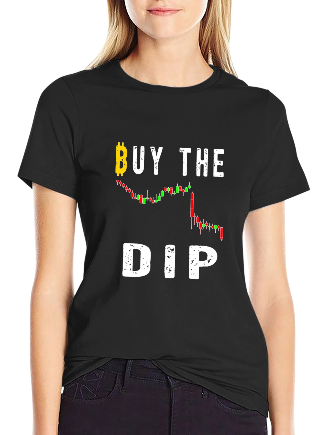 Buy The Dip Bitcoin Chart T-Shirt
