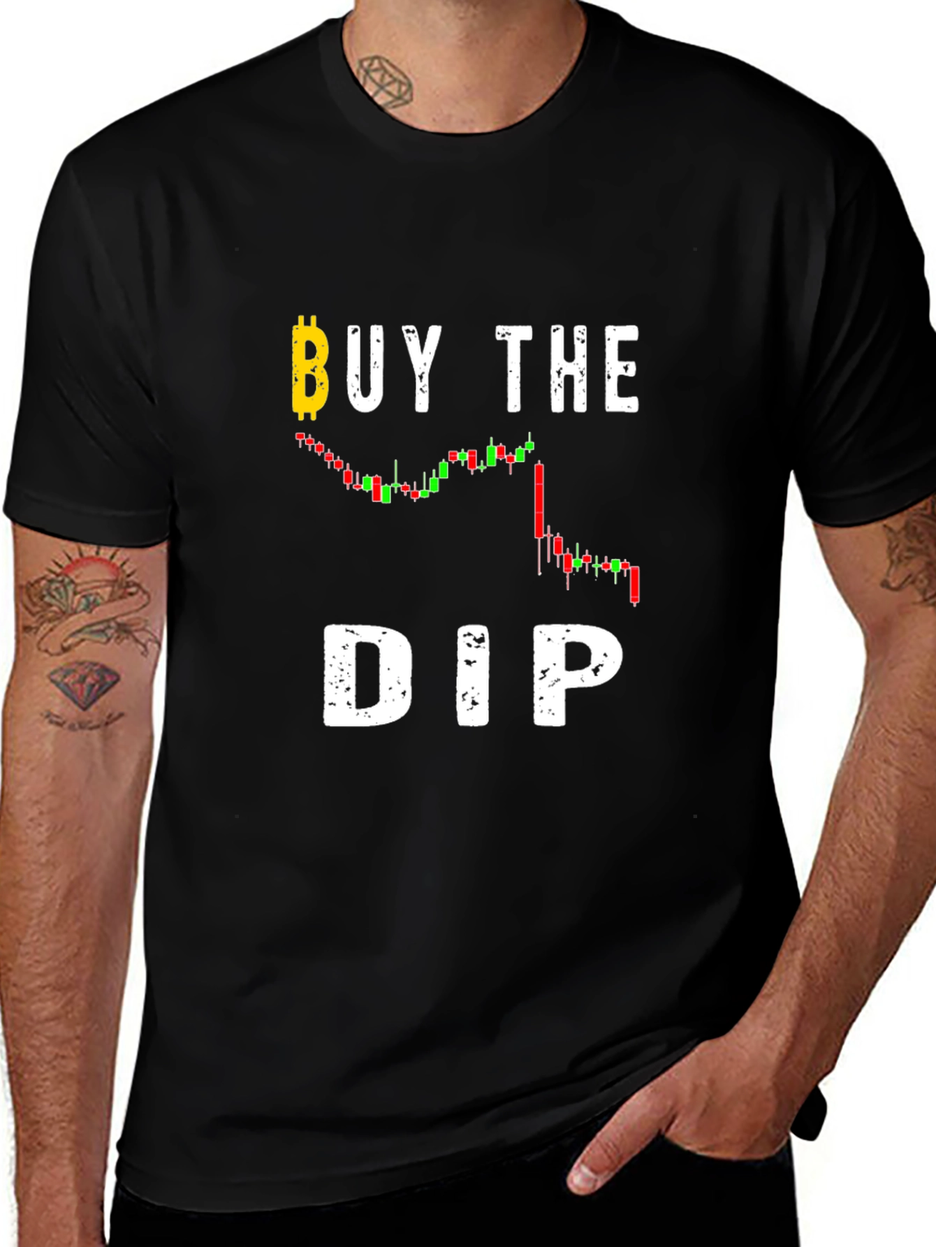 Buy The Dip Bitcoin Chart T-Shirt