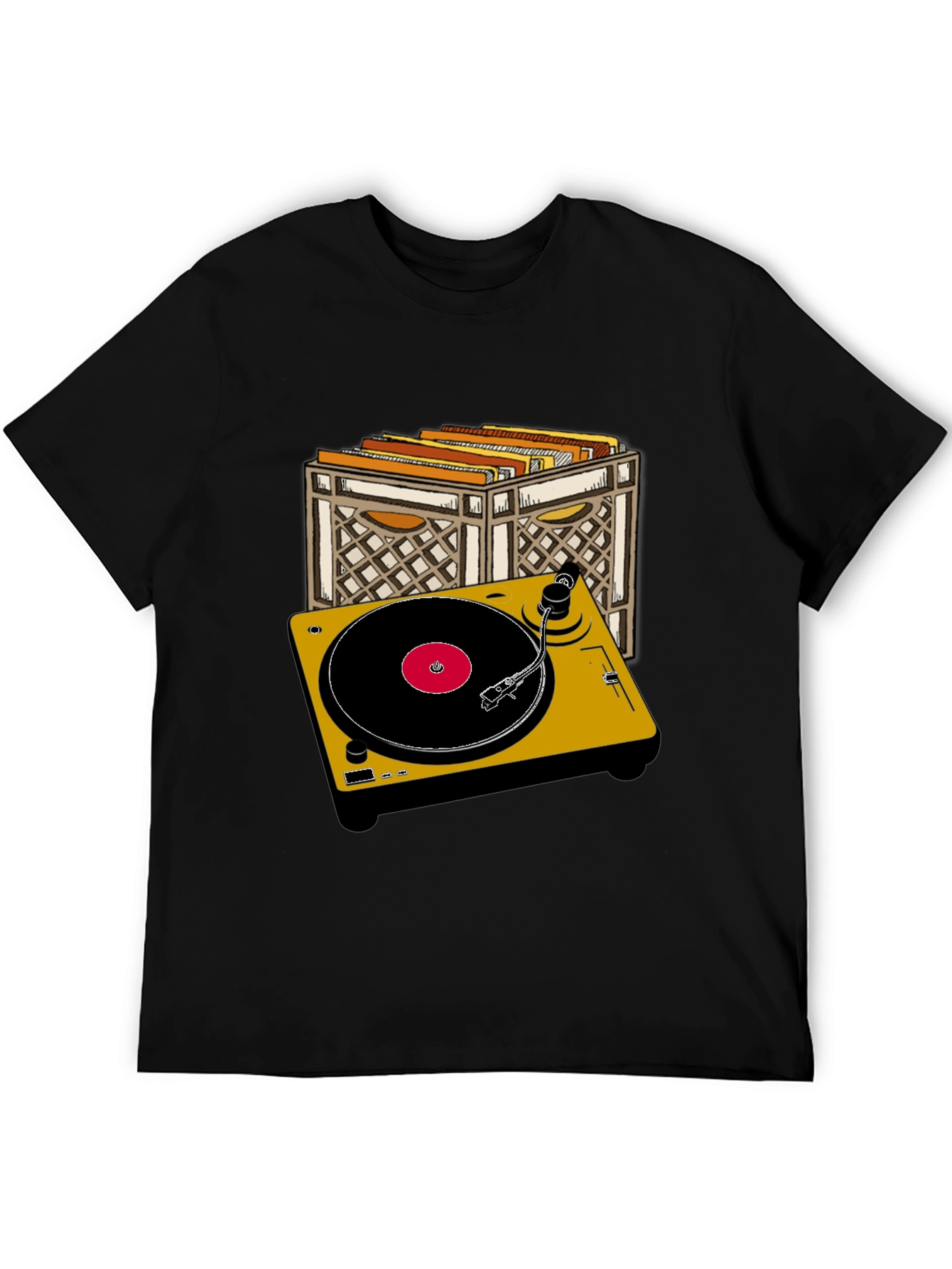 Retro Turntable Graphic T-Shirt