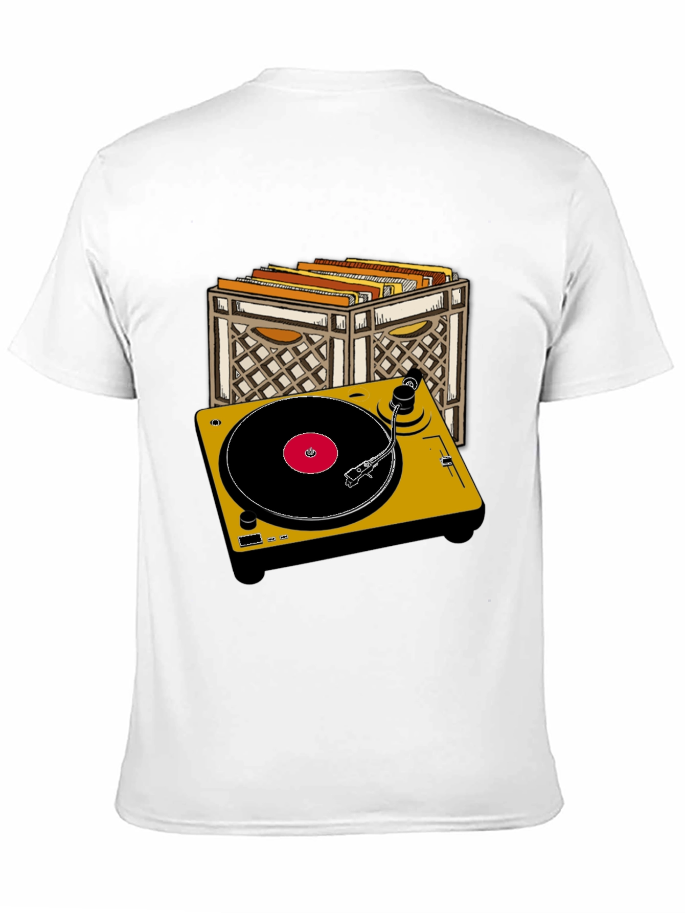 Retro Turntable Graphic T-Shirt