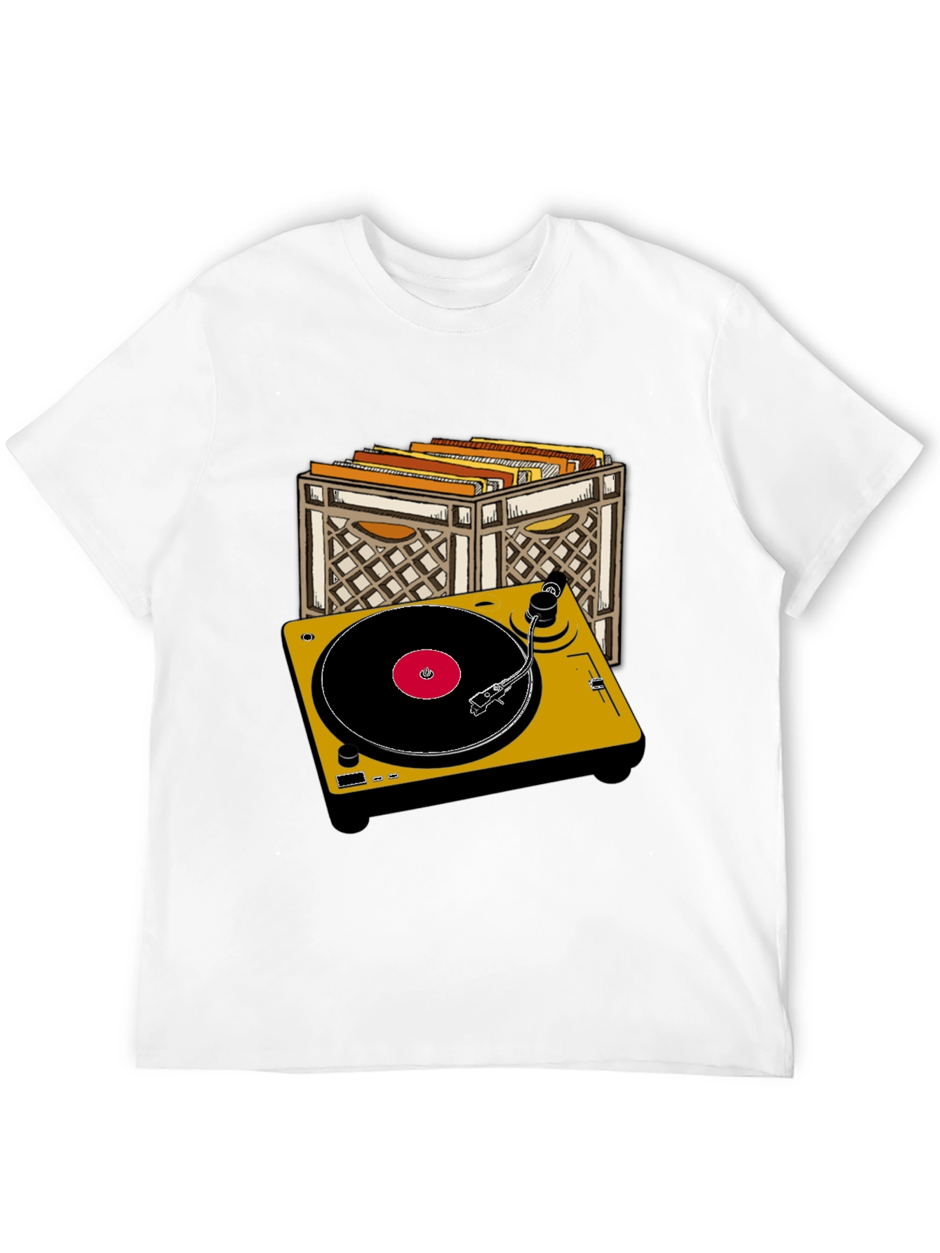Retro Turntable Graphic T-Shirt