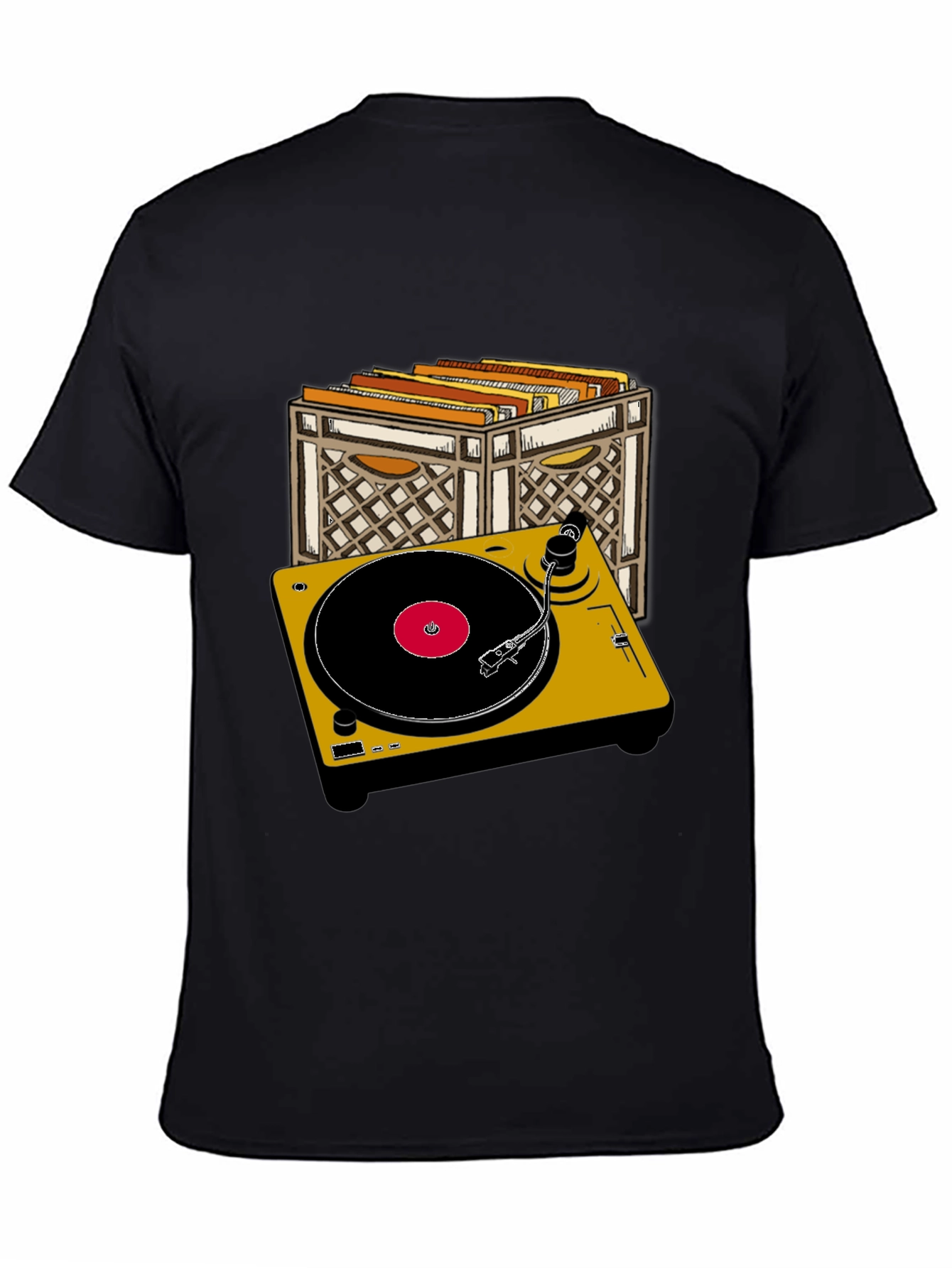 Retro Turntable Graphic T-Shirt