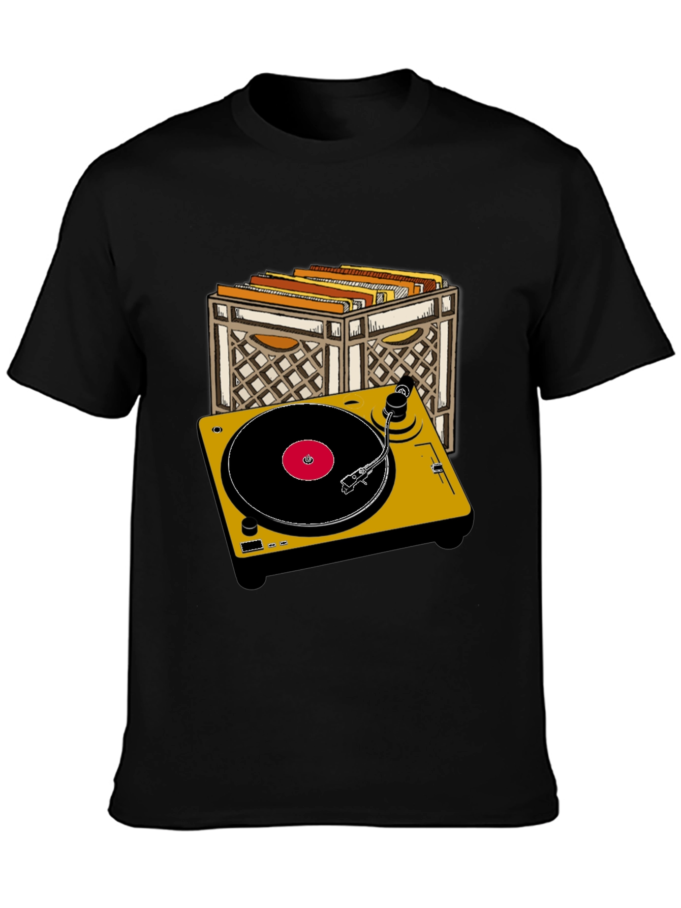 Retro Turntable Graphic T-Shirt