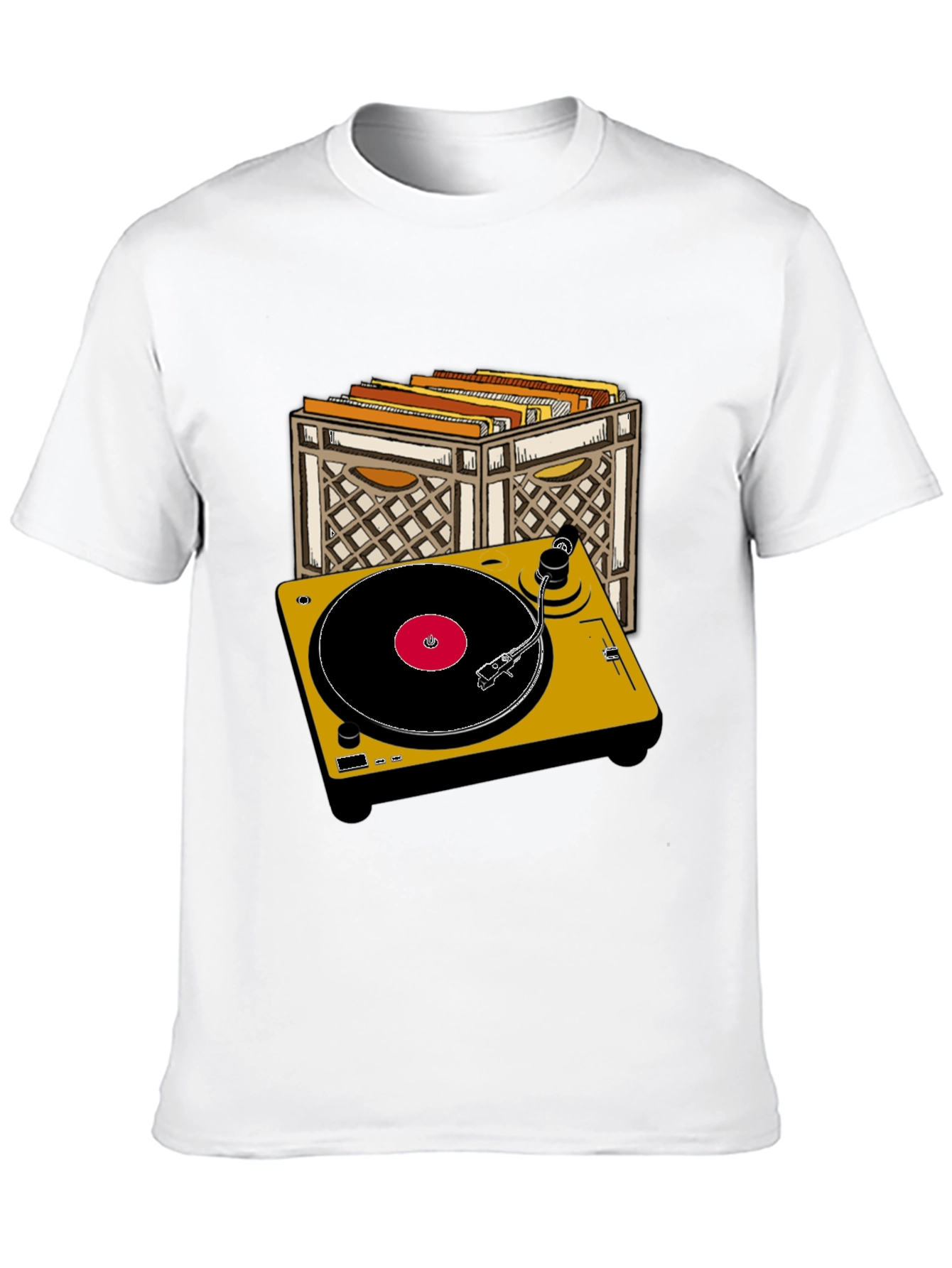 Retro Turntable Graphic T-Shirt
