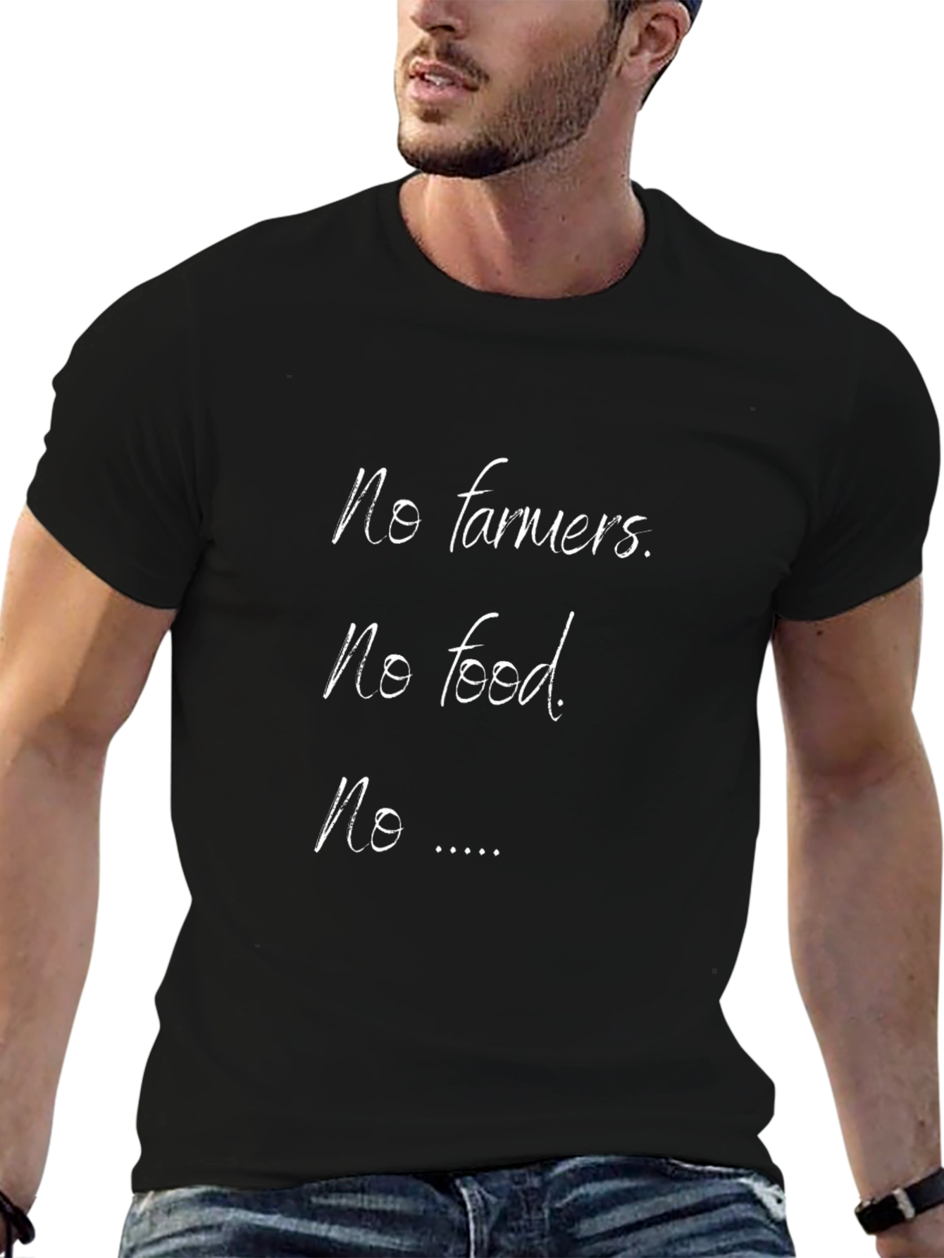 No Farmers No Food Graphic Tee
