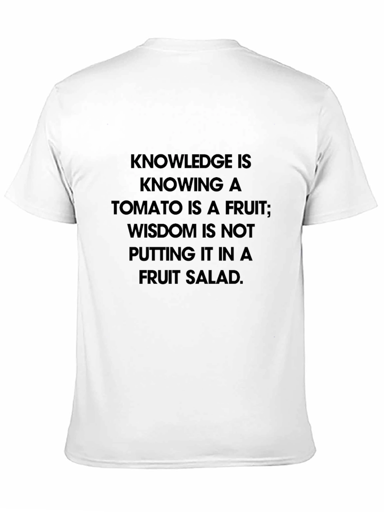 Knowledge Tomato Fruit Wisdom T-Shirt