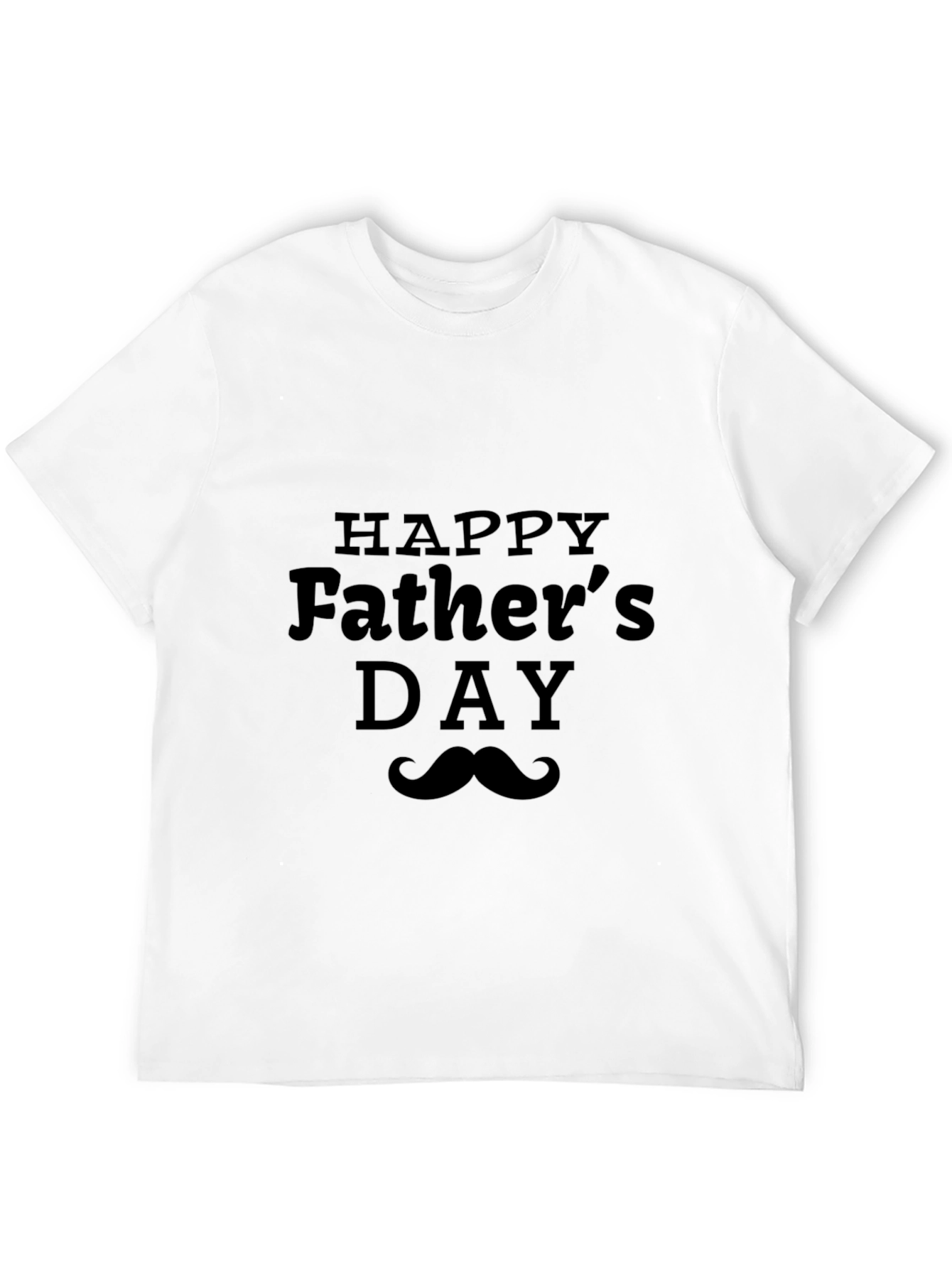 Happy Fathers Day Black T-Shirt