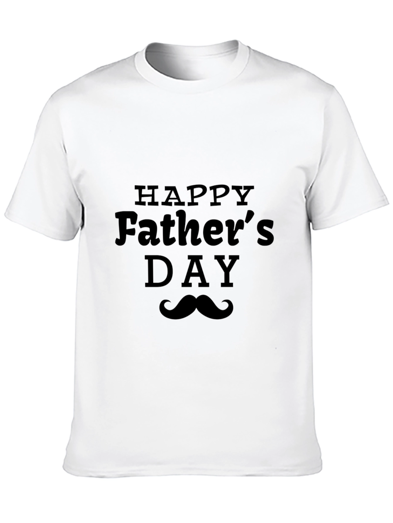 Happy Fathers Day Black T-Shirt