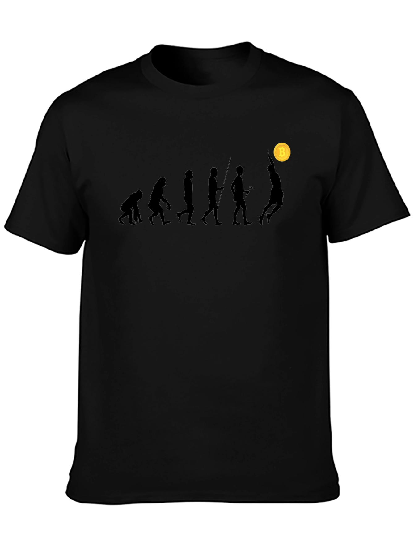 Bitcoin Evolution T-Shirt - Black