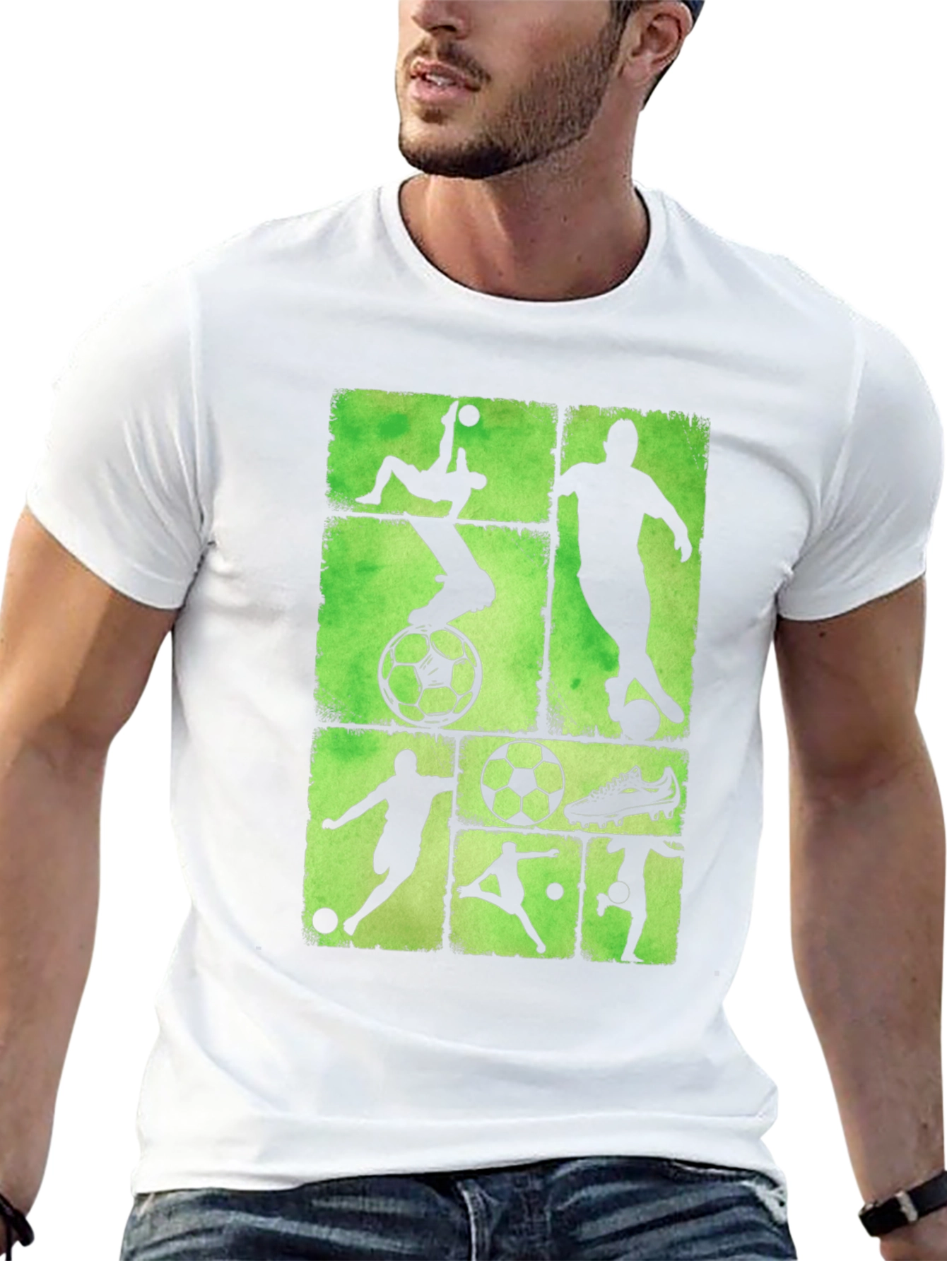 Soccer Silhouette Graphic Tee