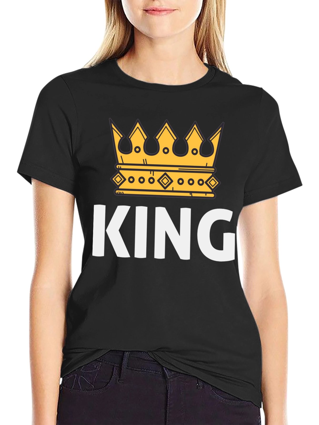 King Crown Graphic Tee - Mens Black T-Shirt