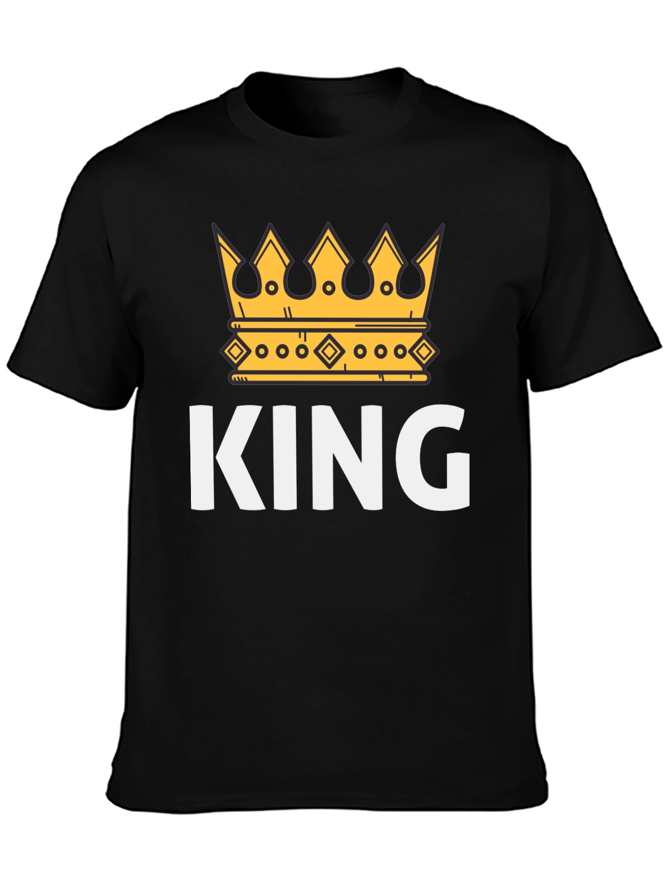 King Crown Graphic Tee - Mens Black T-Shirt