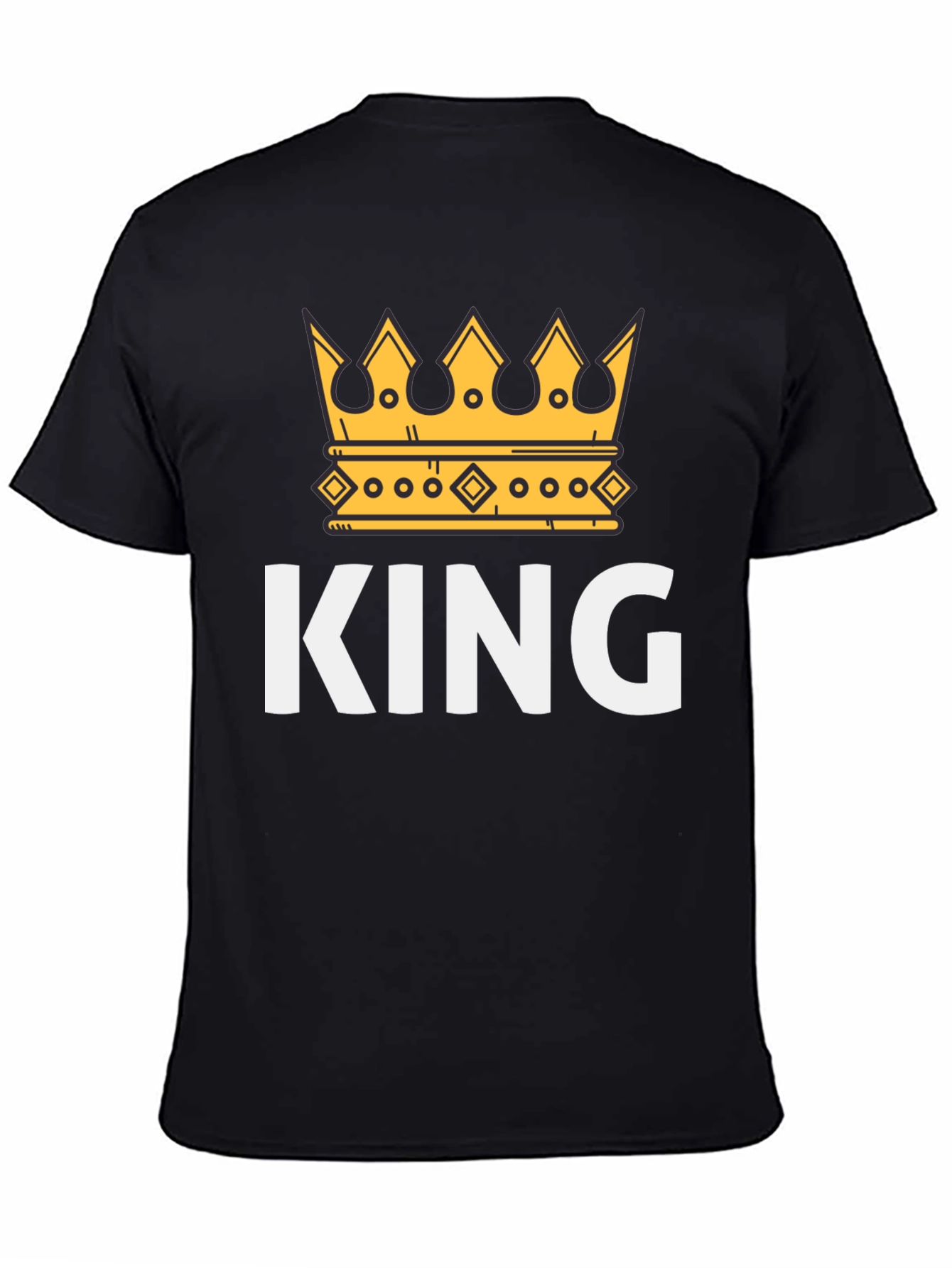 King Crown Graphic Tee - Mens Black T-Shirt