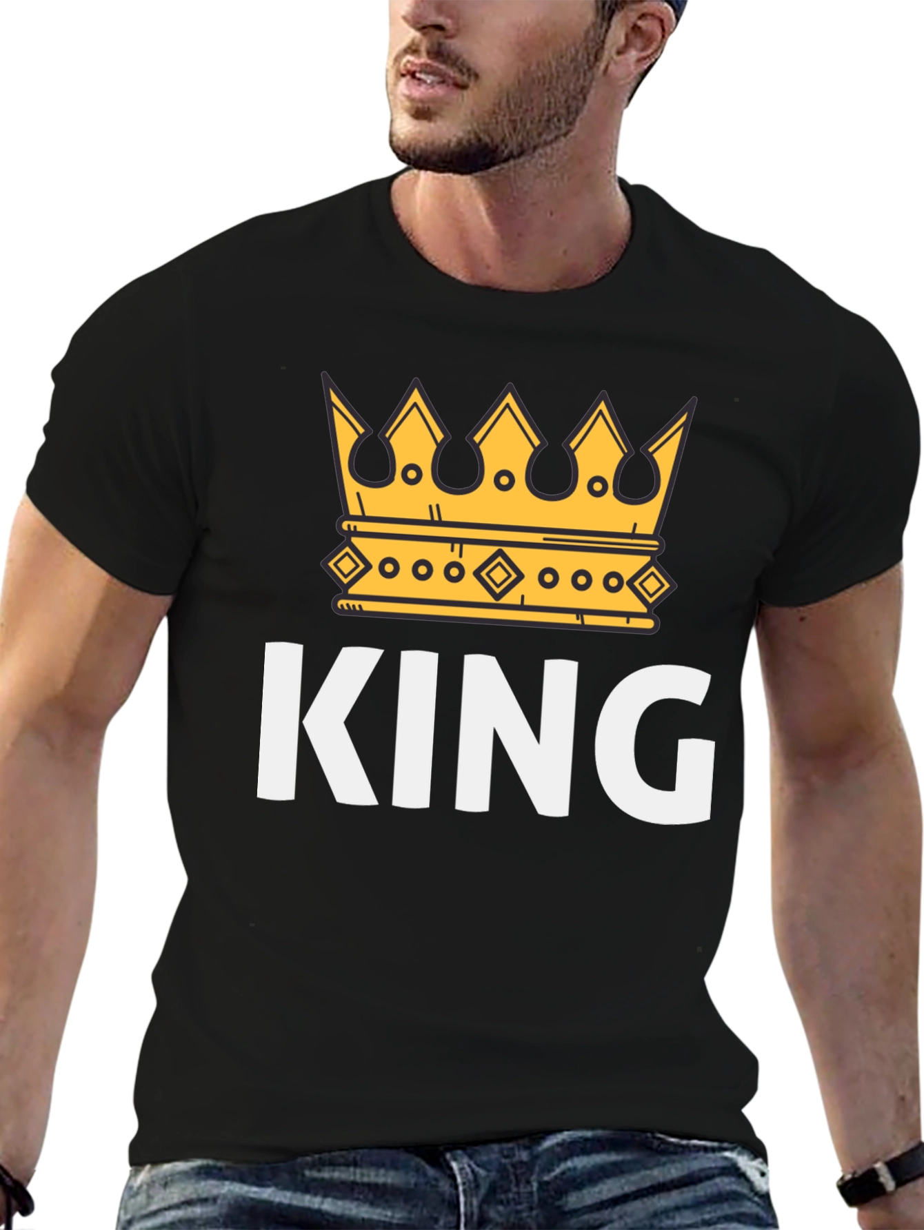 King Crown Graphic Tee - Mens Black T-Shirt