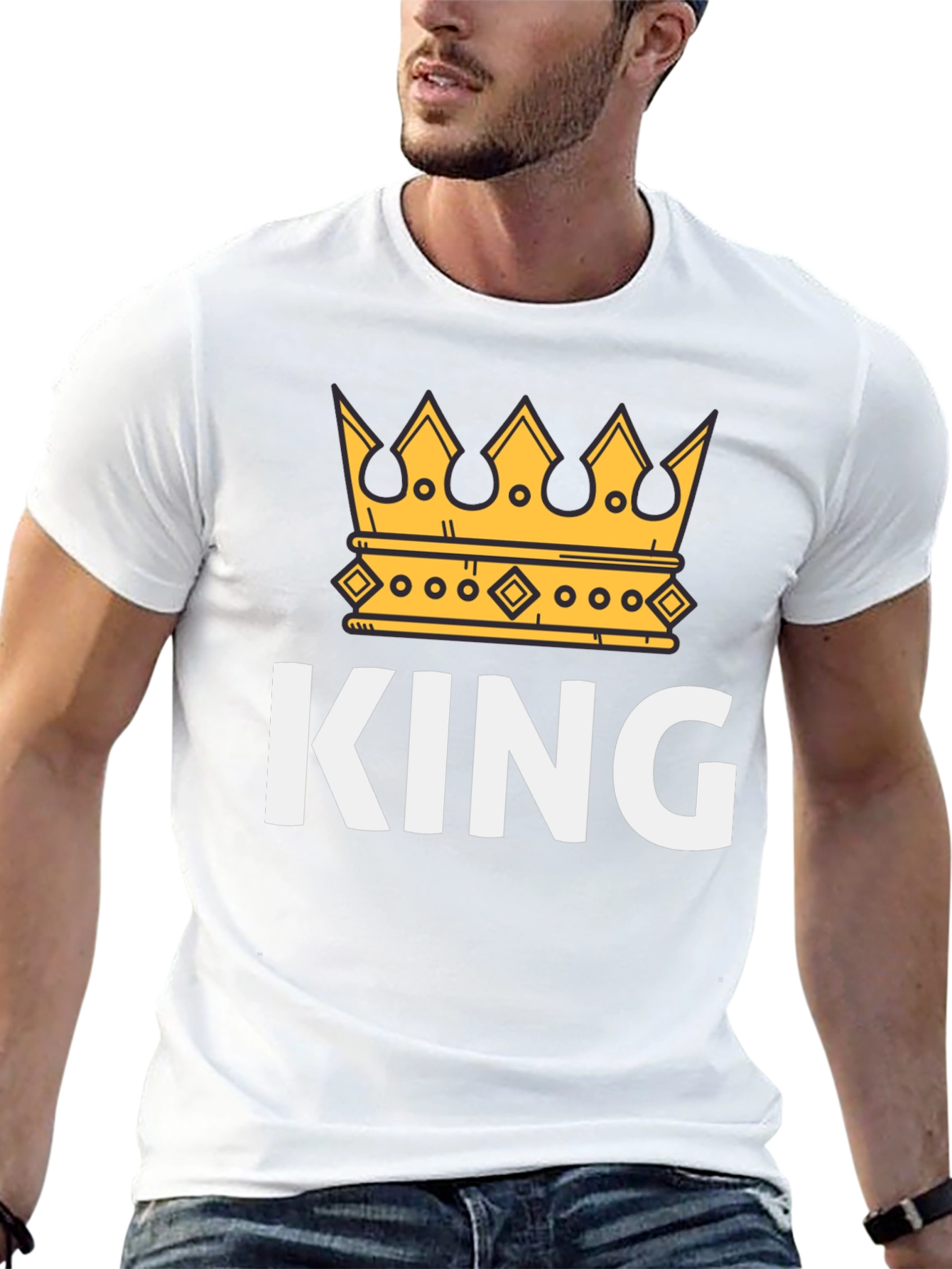 King Crown Graphic Tee - Mens Black T-Shirt