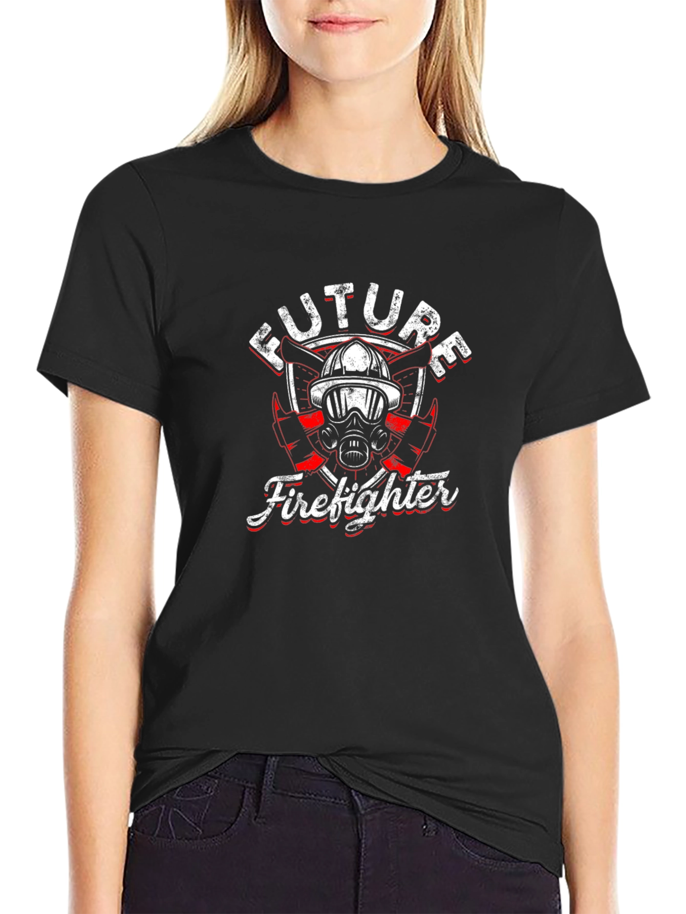 Future Firefighter T-Shirt - Black