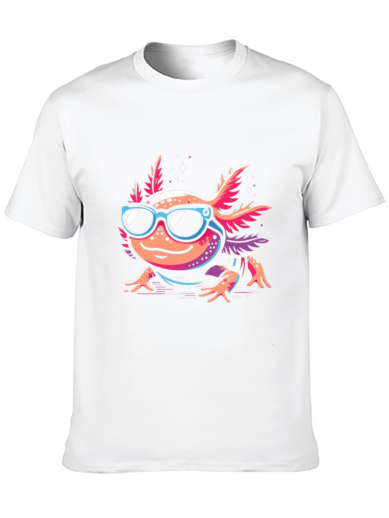 Cool Axolotl T-Shirt - Graphic Tee