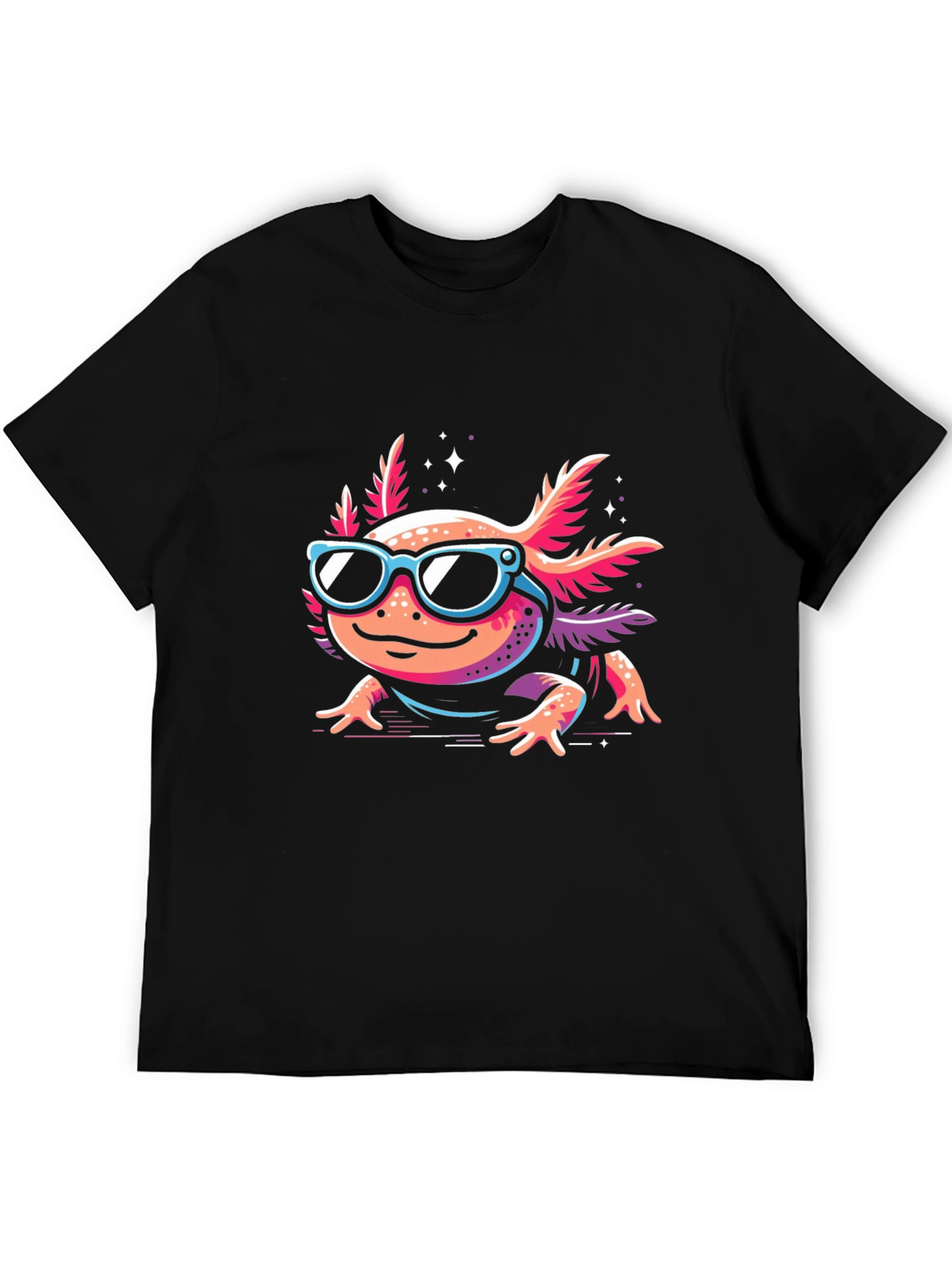 Cool Axolotl T-Shirt - Graphic Tee