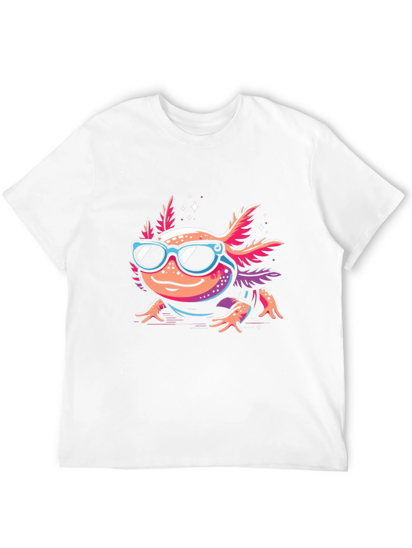 Cool Axolotl T-Shirt - Graphic Tee