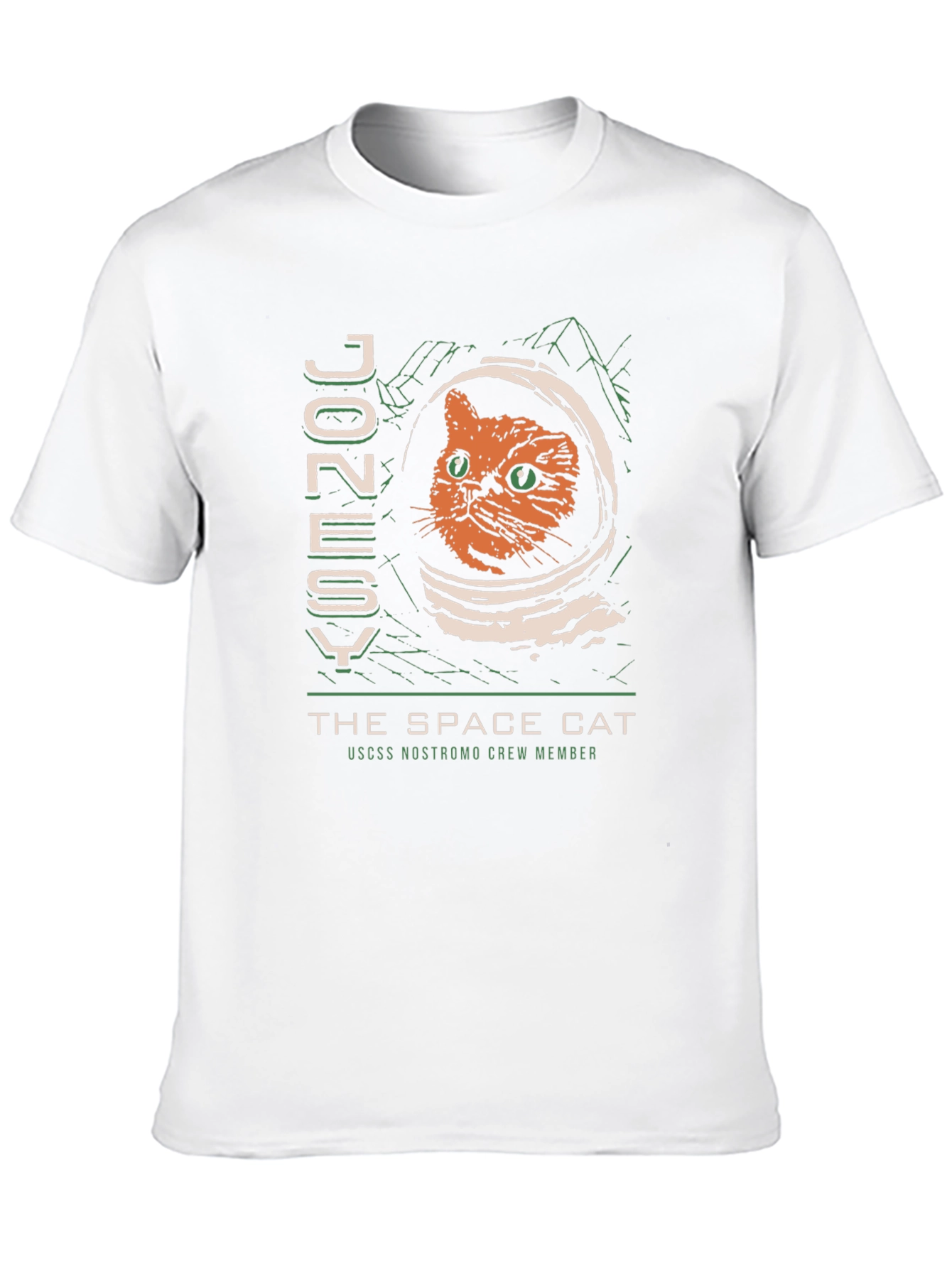 Space Cat Graphic T-Shirt - Nostromo Crew